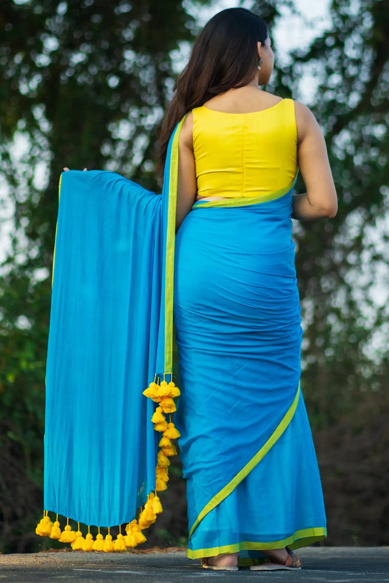 Season of Mist Border Saree