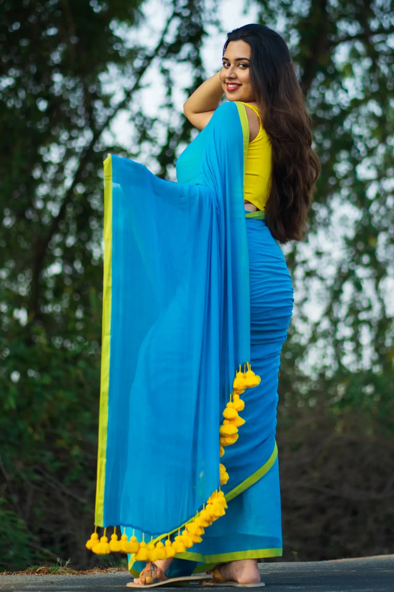 Season of Mist Border Saree