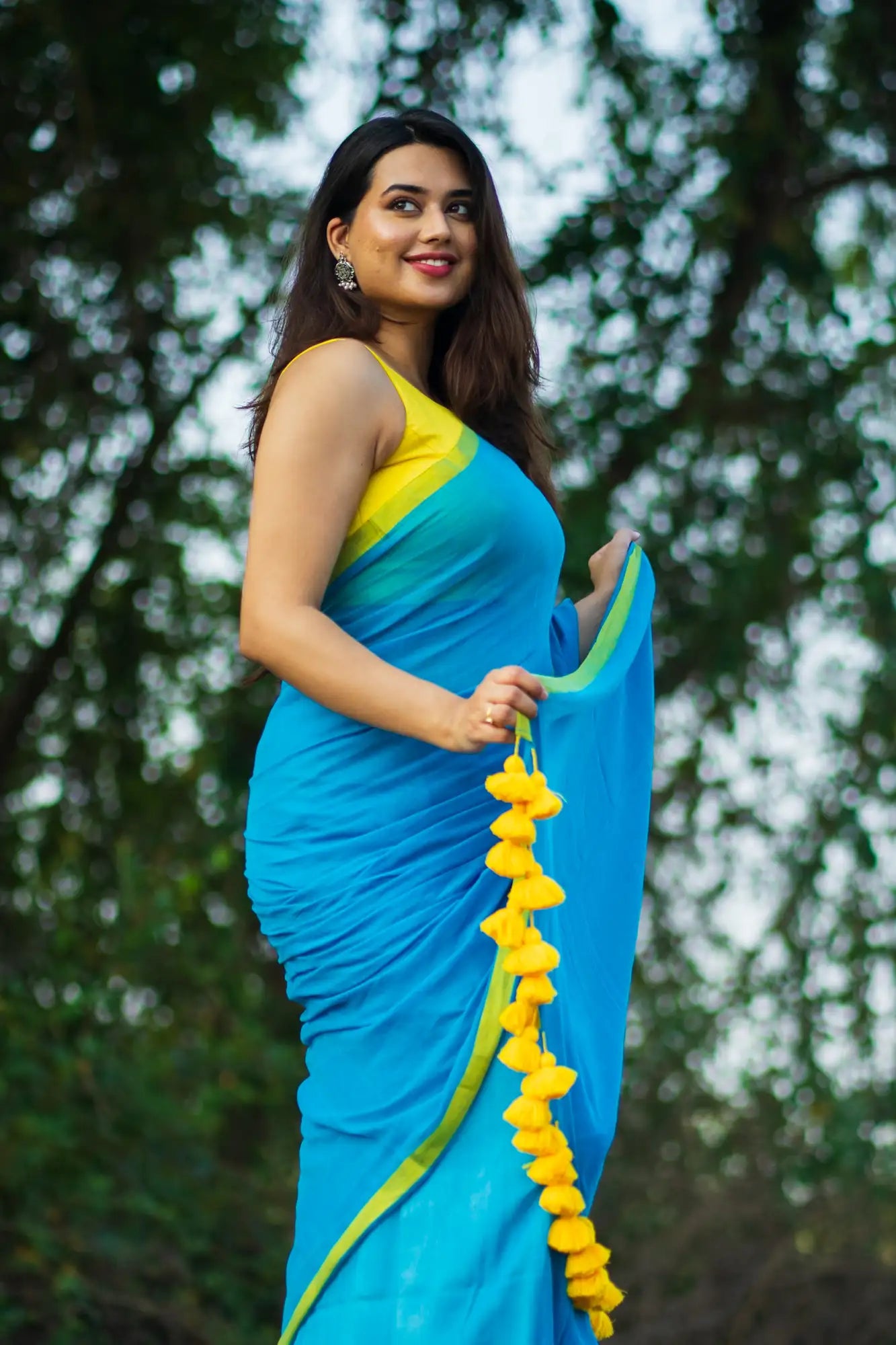 Season of Mist Border Saree