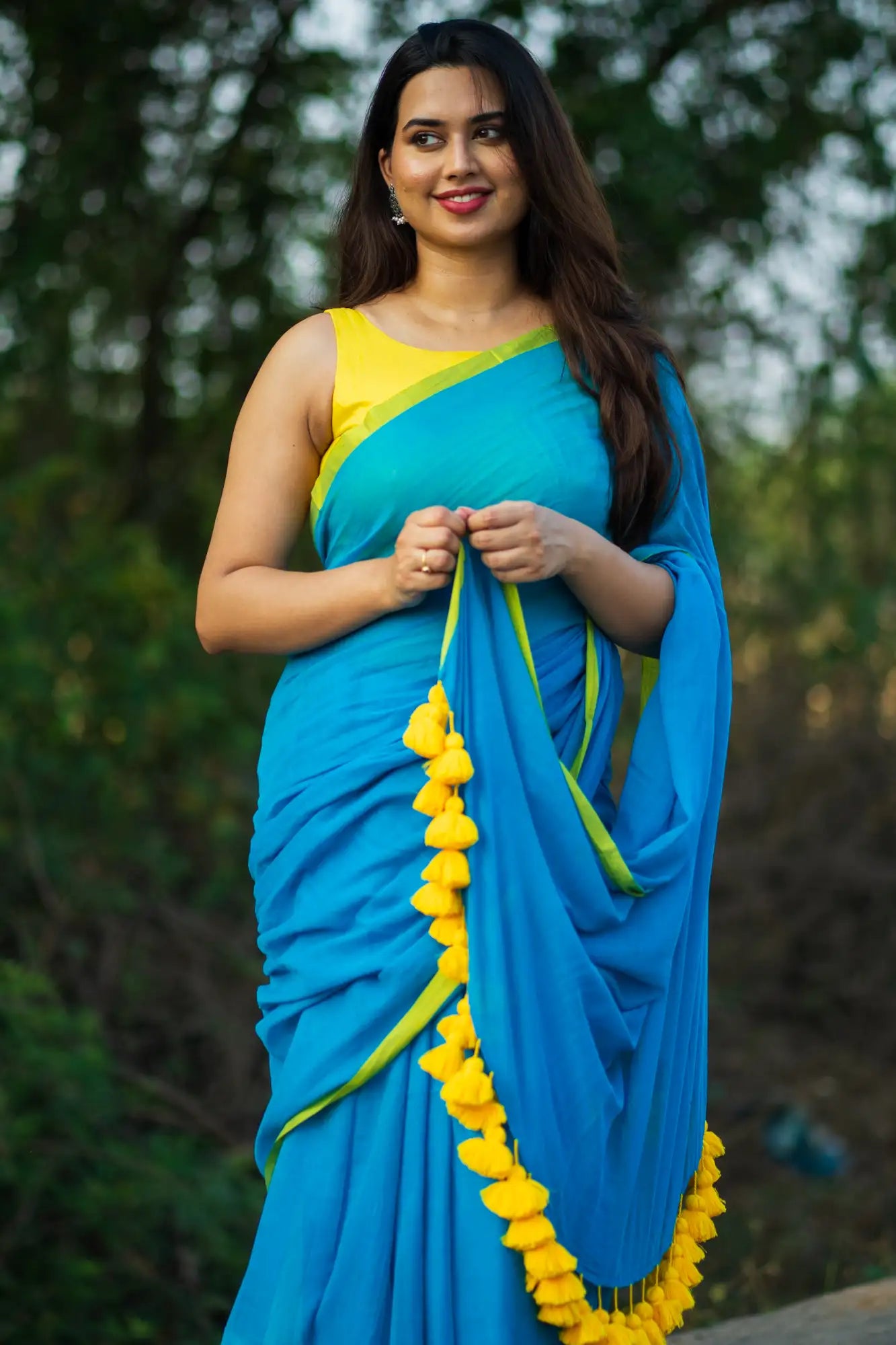 Season of Mist Border Saree