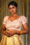 Chic Chiquita Banarasi Puff Sleeve Blouse