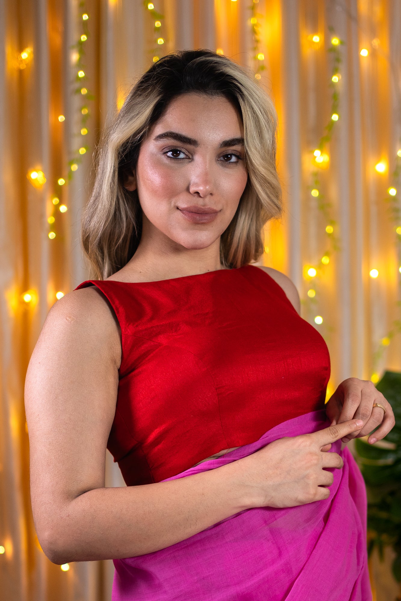 Hot Night Halter Neck Blouse