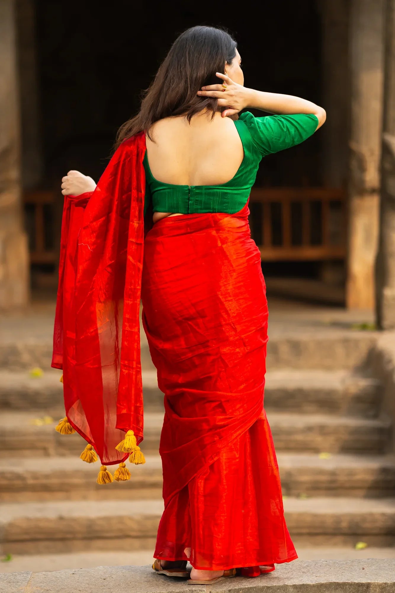 Chavvi Cotton Tissue Saree