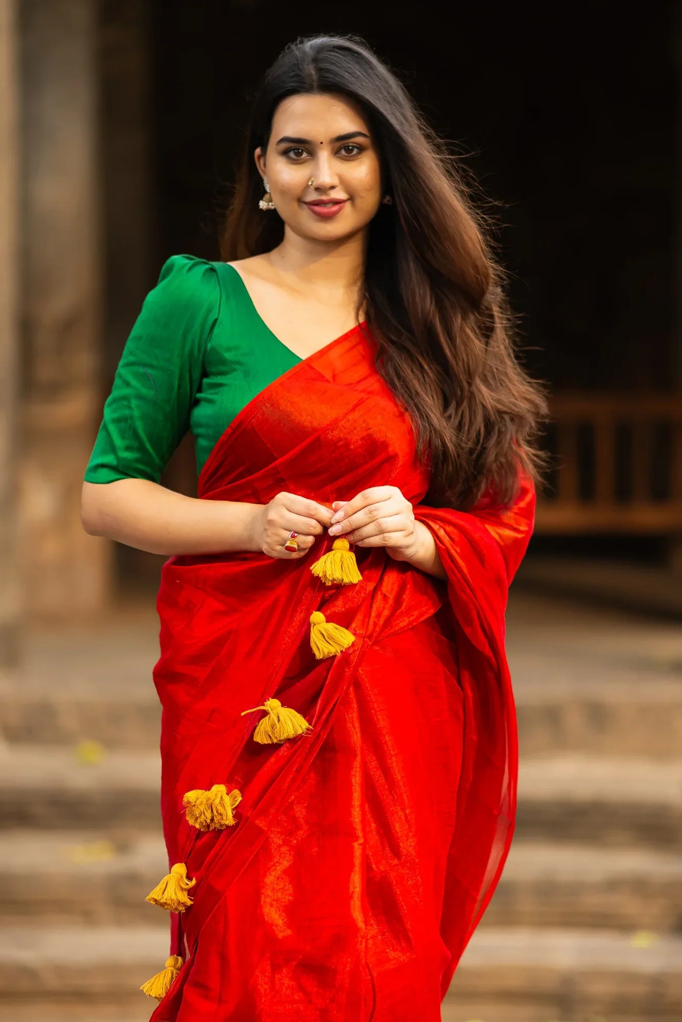 Chavvi Cotton Tissue Saree