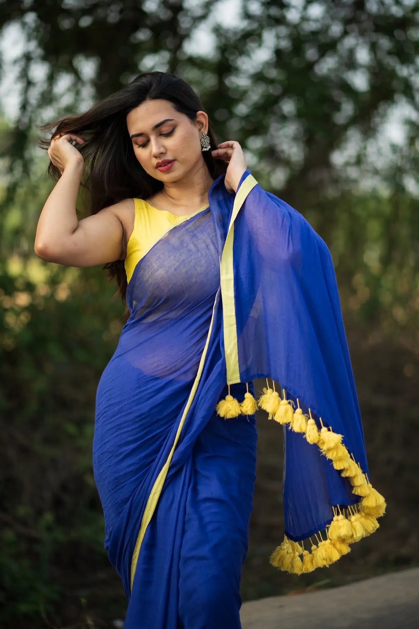 Twilight Border Saree