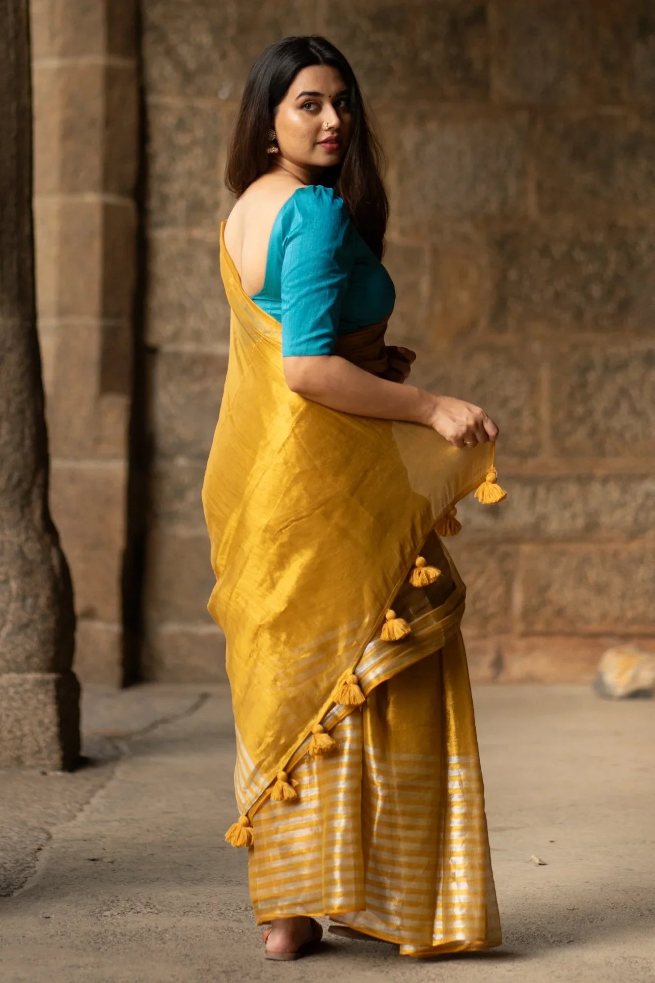 Dyuti Tissue Cotton Saree