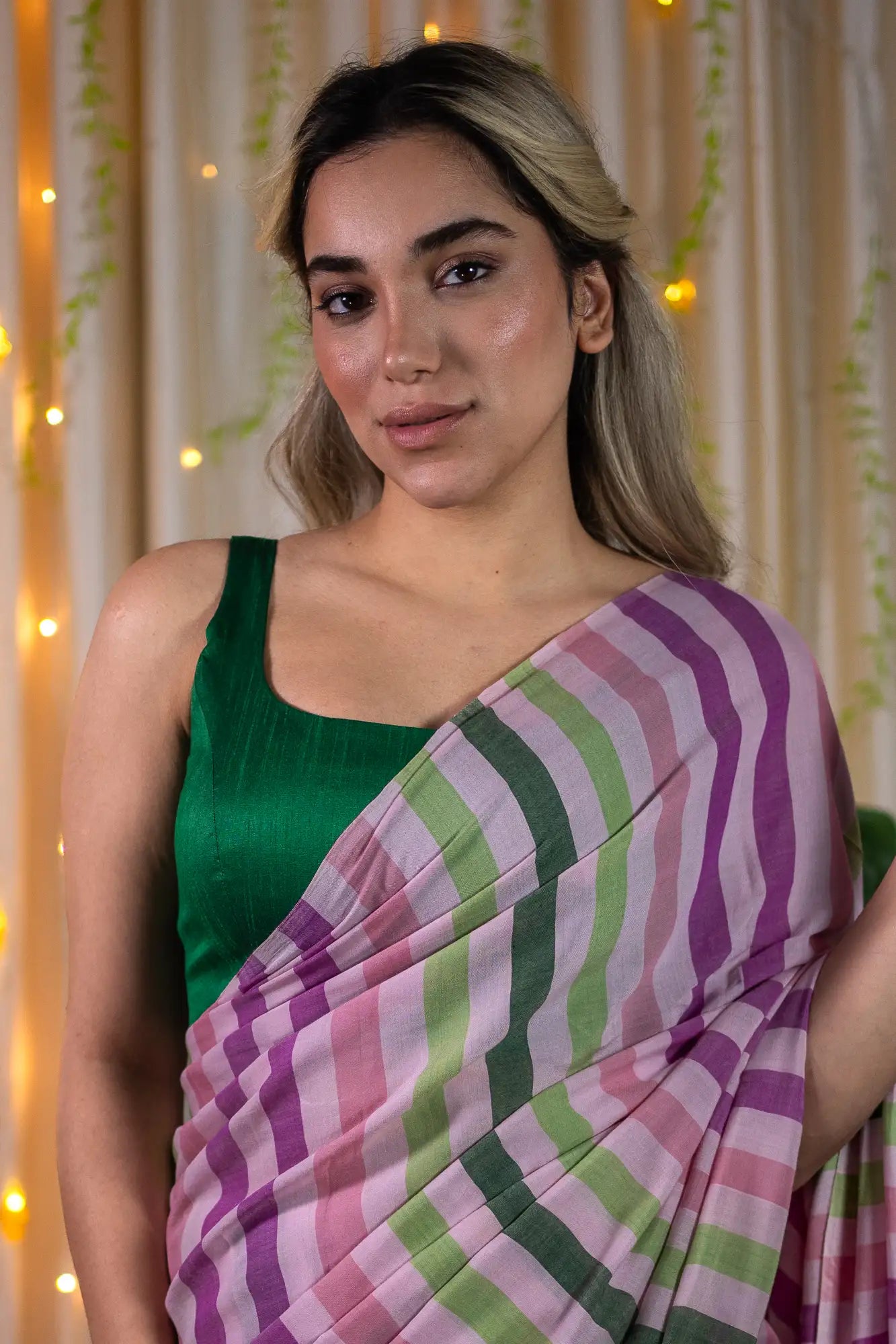 Forest Limbo Sleeveless Blouse