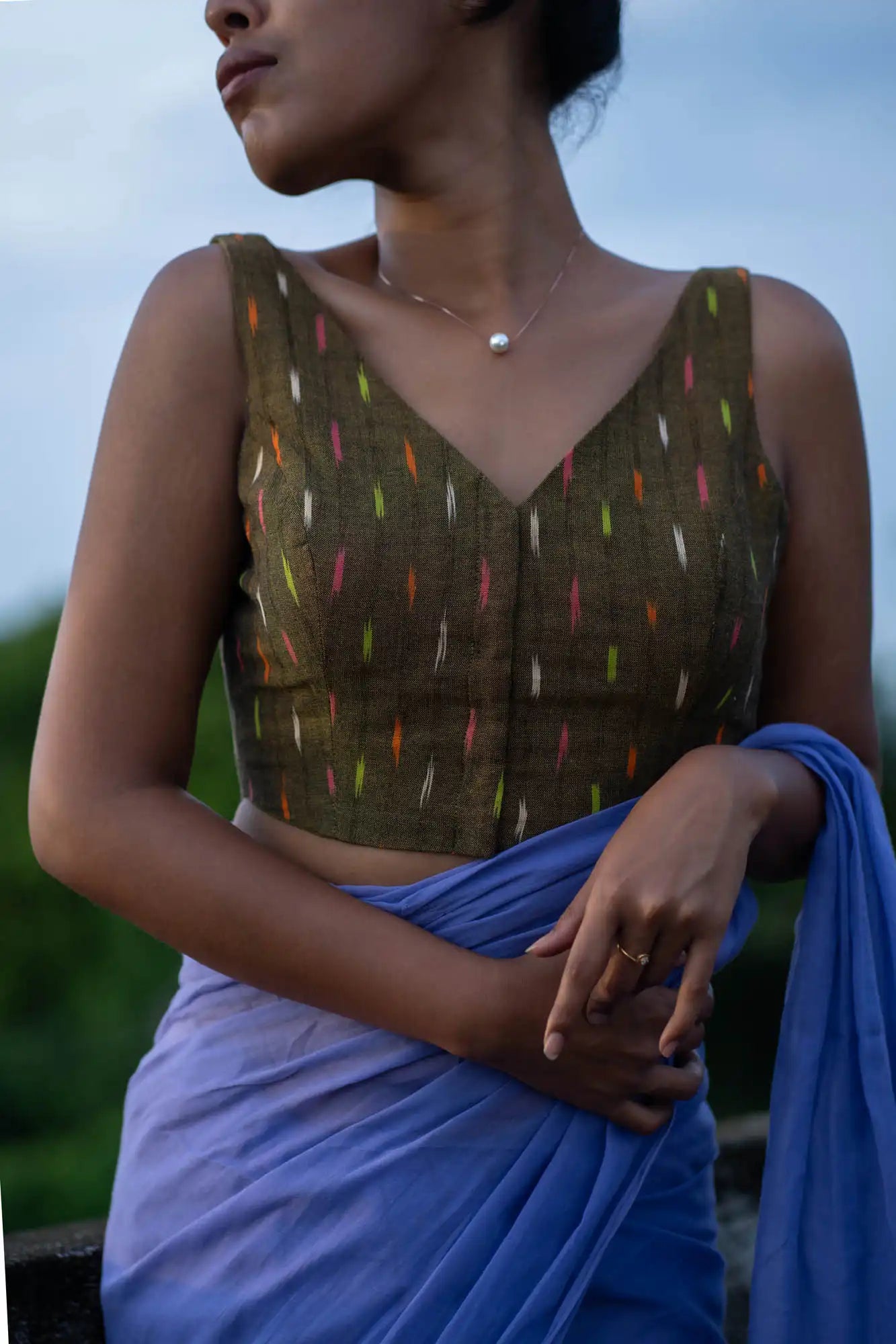 Firefly in the Woods Sleeveless Blouse