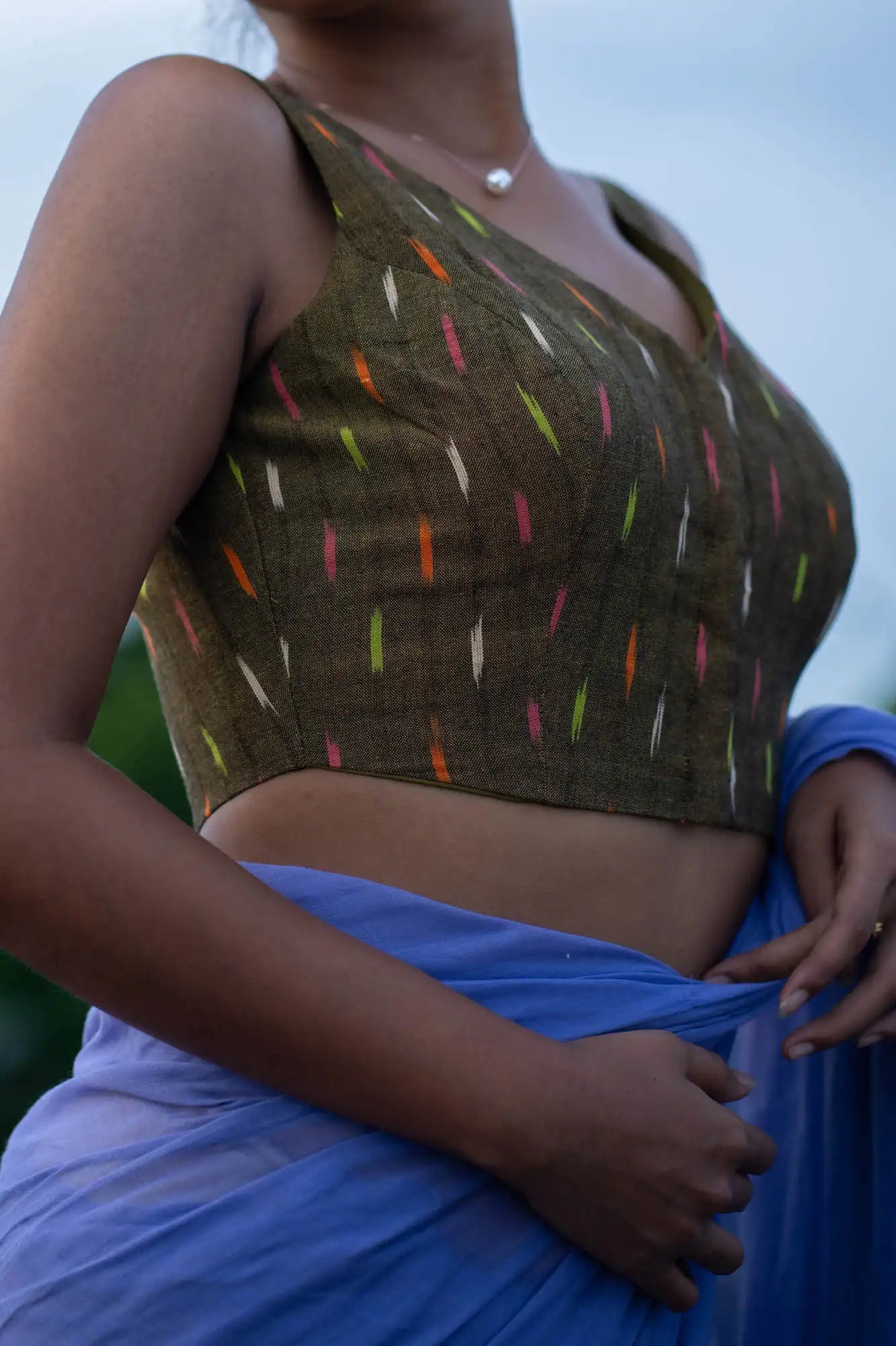 Firefly in the Woods Sleeveless Blouse