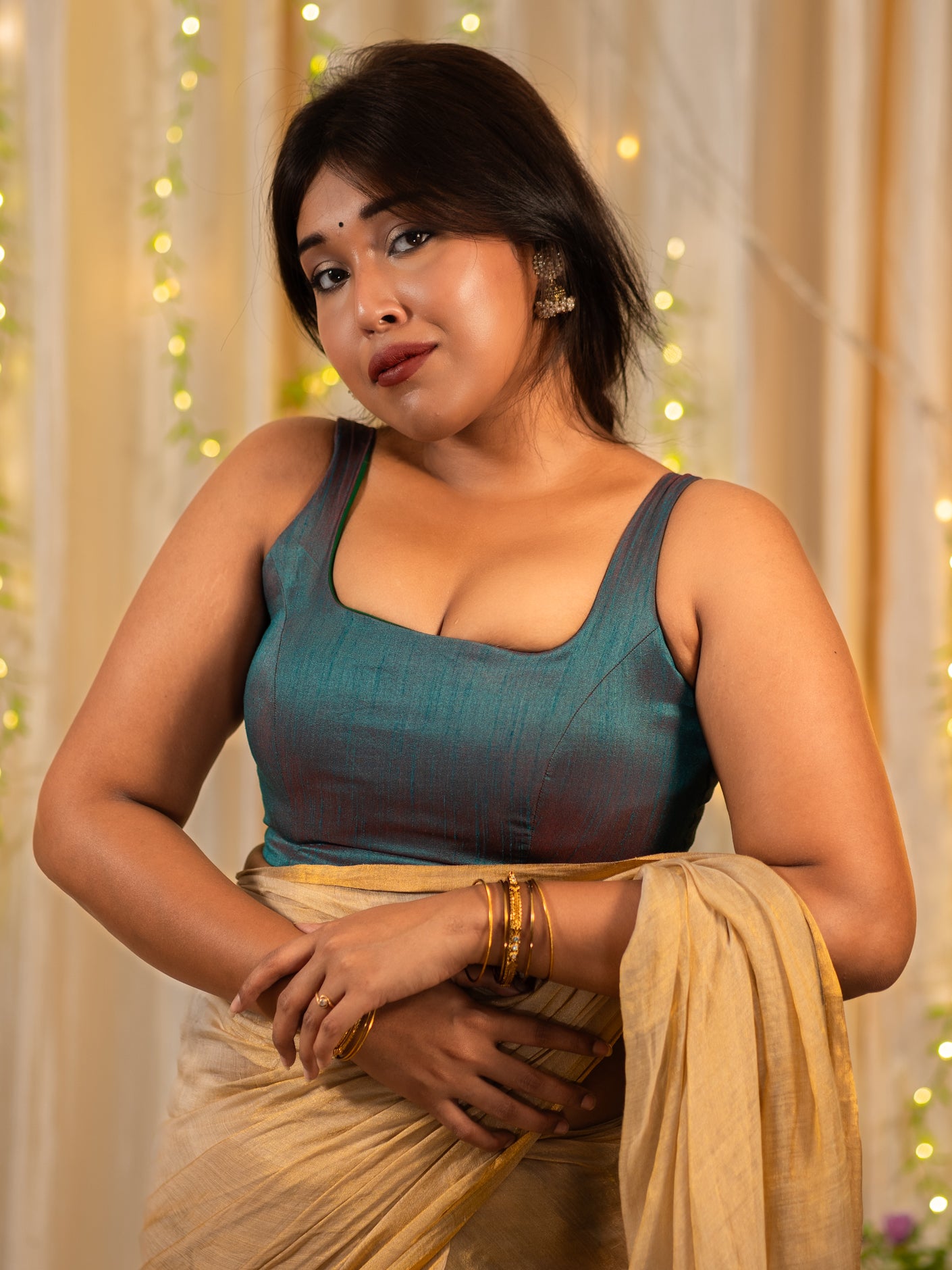 Cyano Twin Sleeveless Blouse