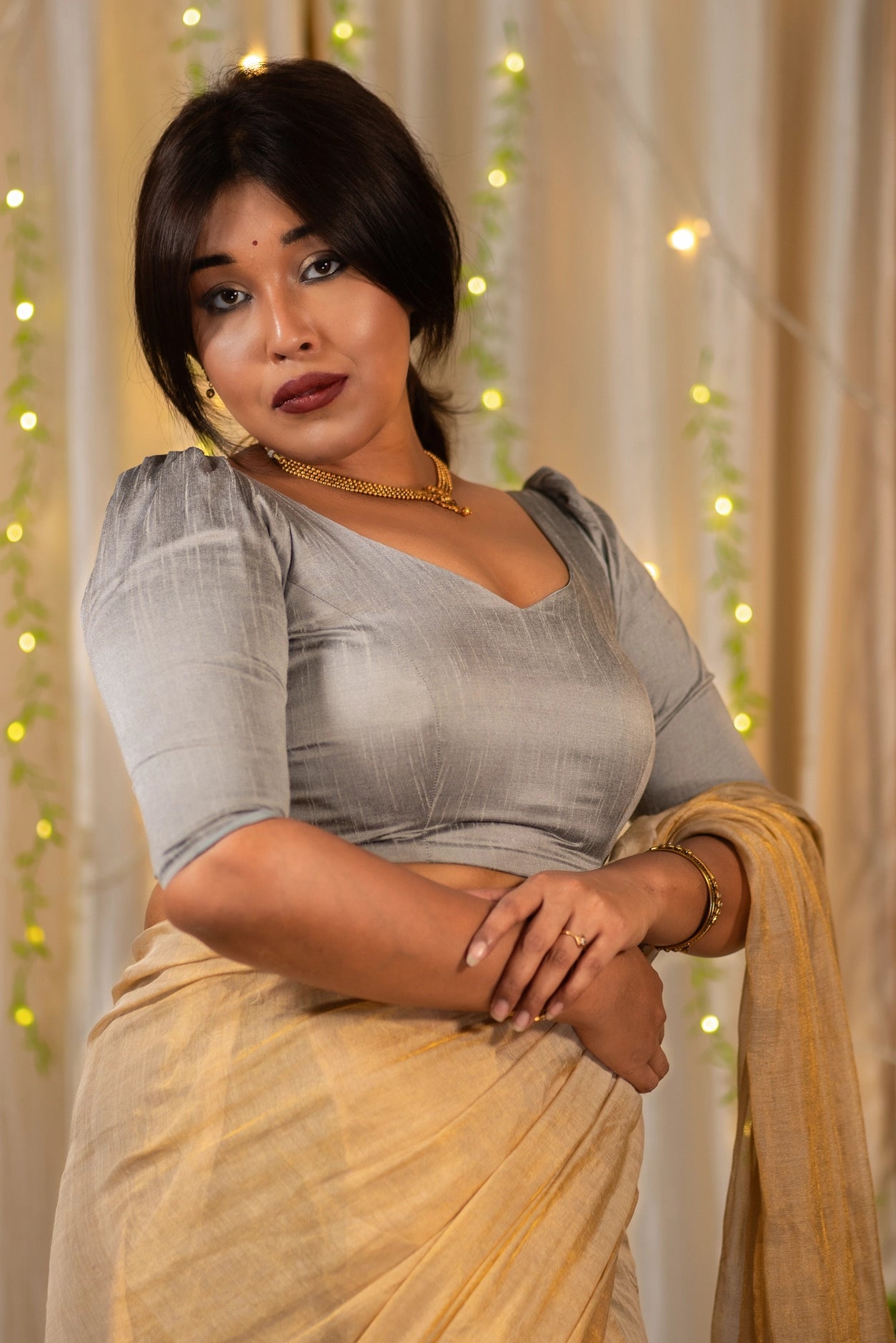 Bhadra Puff Sleeve Blouse