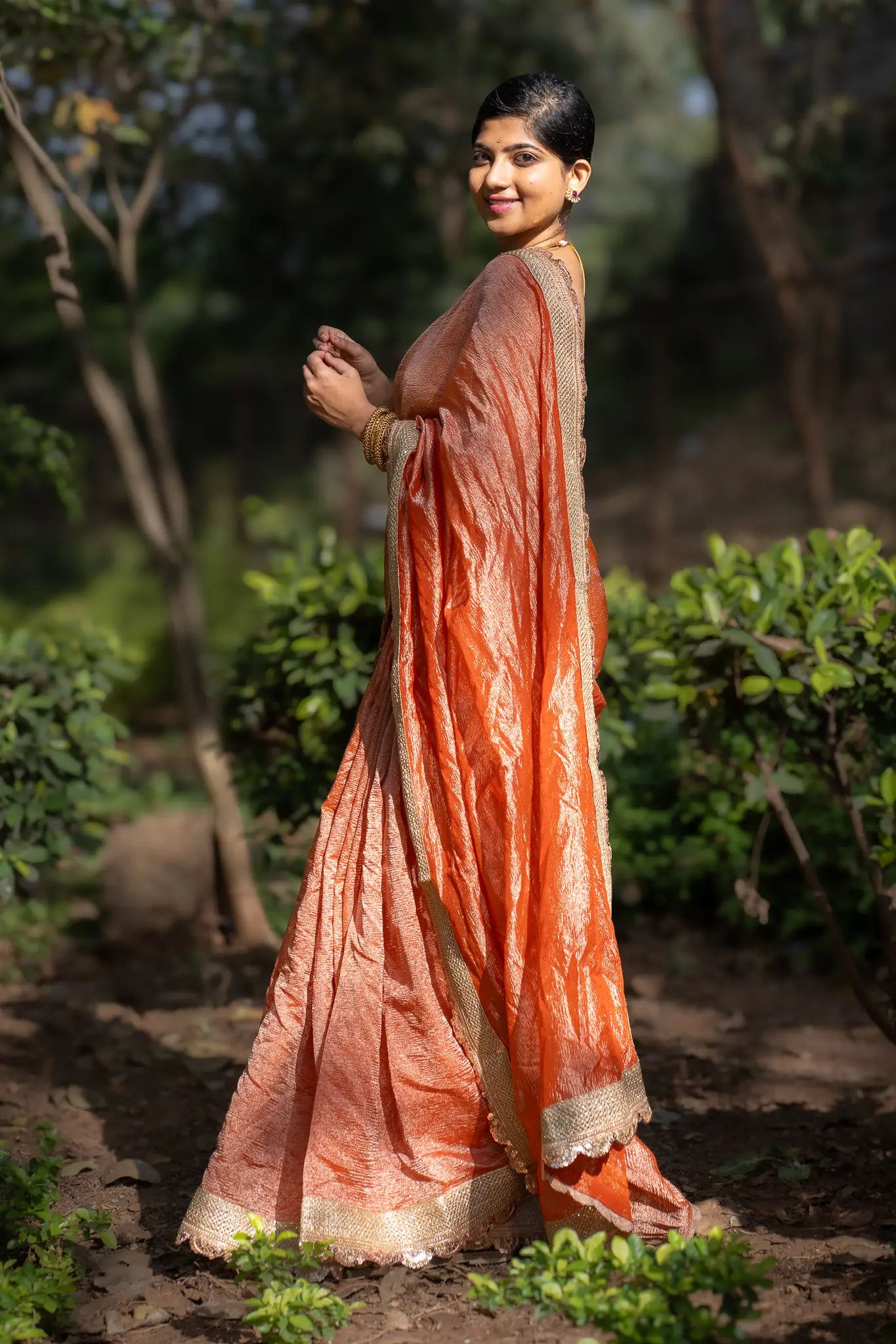 Perky Play Tissue Banarasi Saree