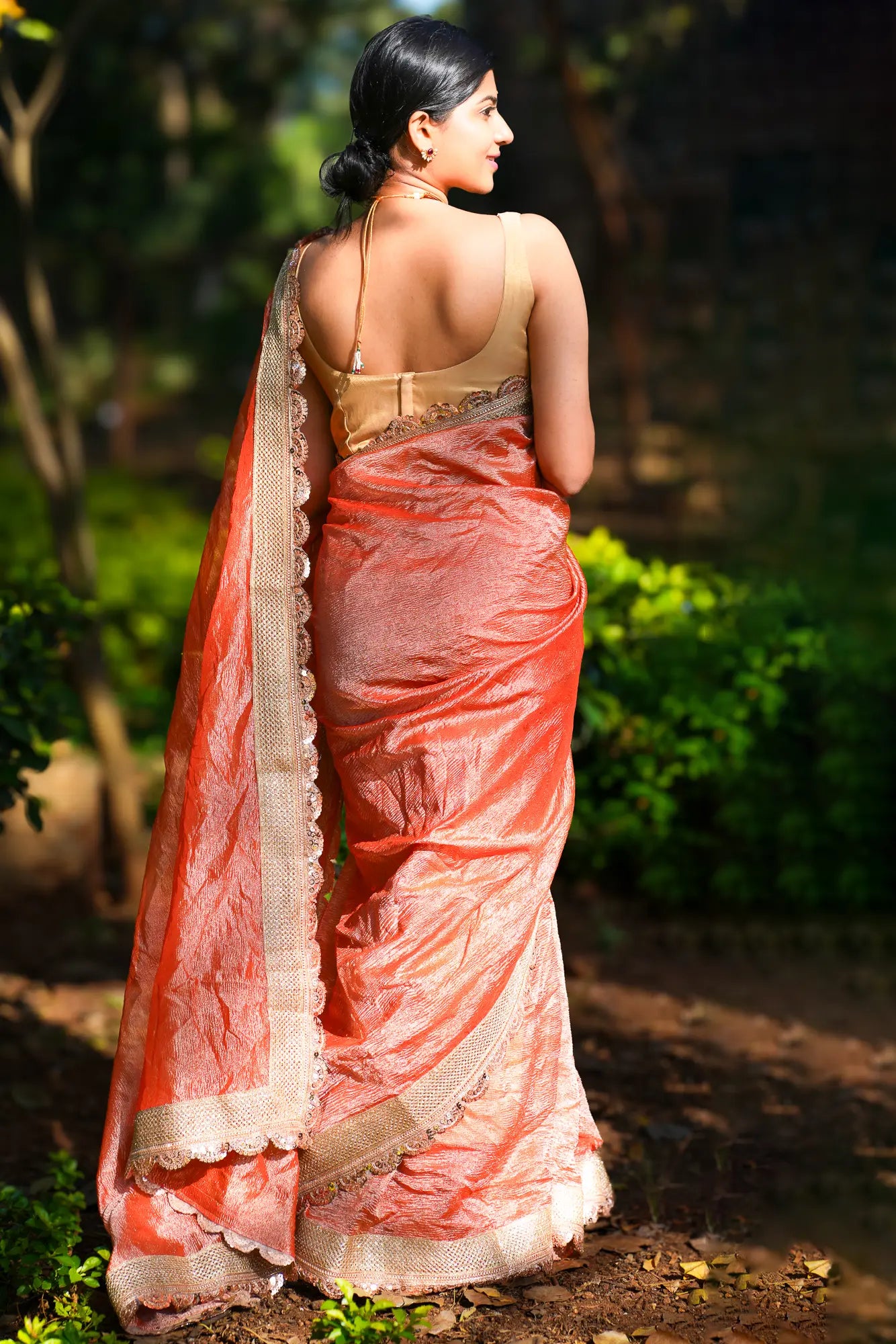 Perky Play Tissue Banarasi Saree