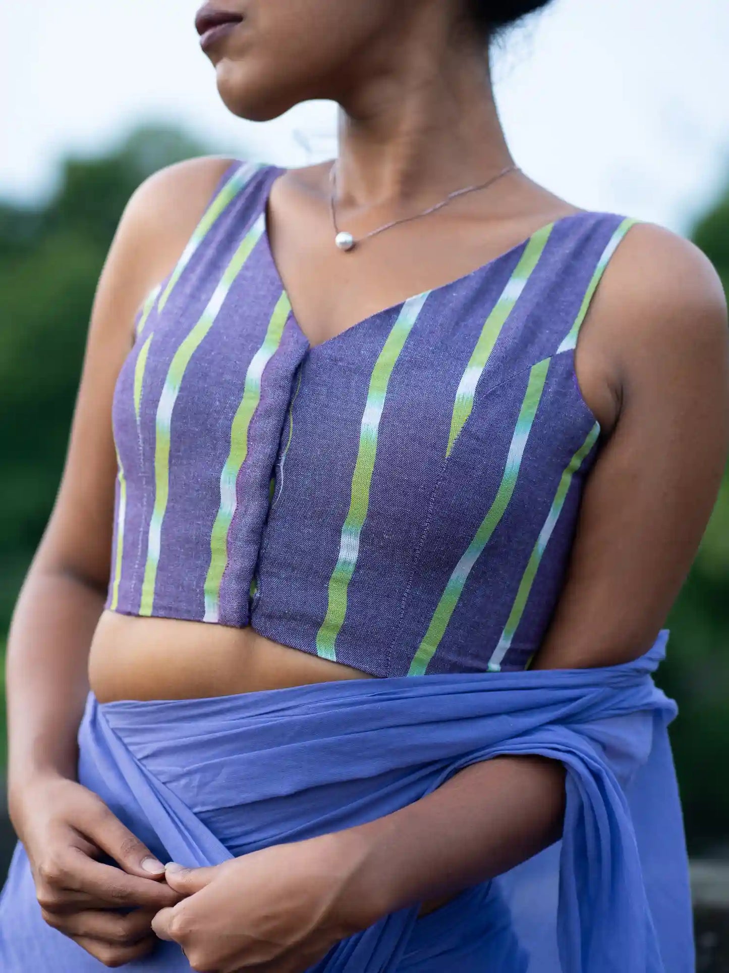 Iris by the River Sleeveless Blouse