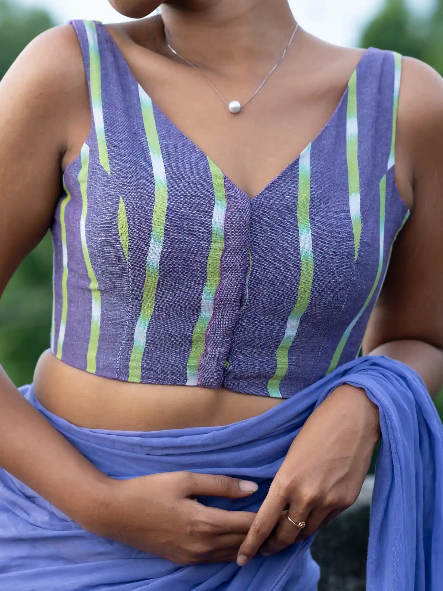 Iris by the River Sleeveless Blouse