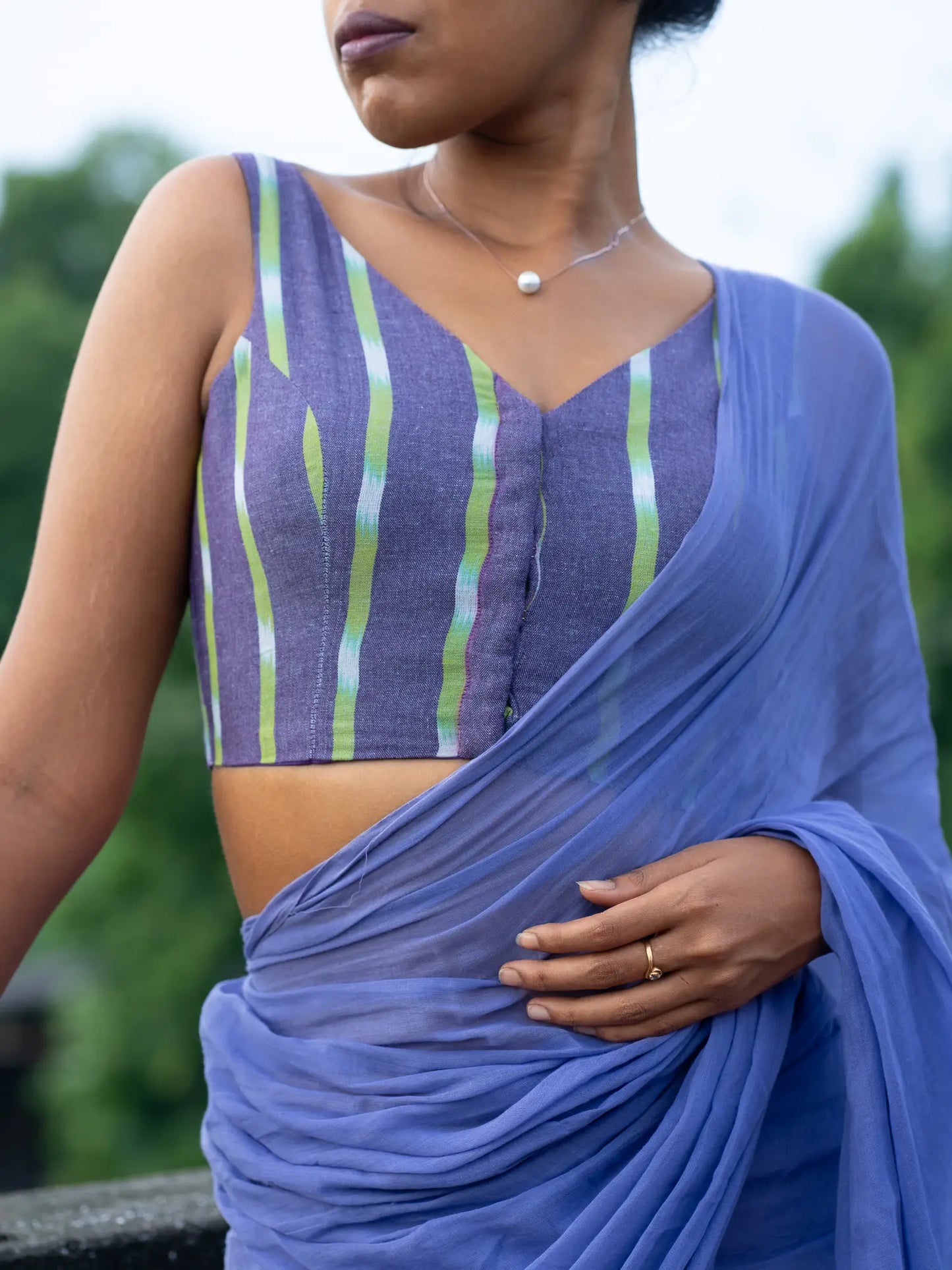 Iris by the River Sleeveless Blouse