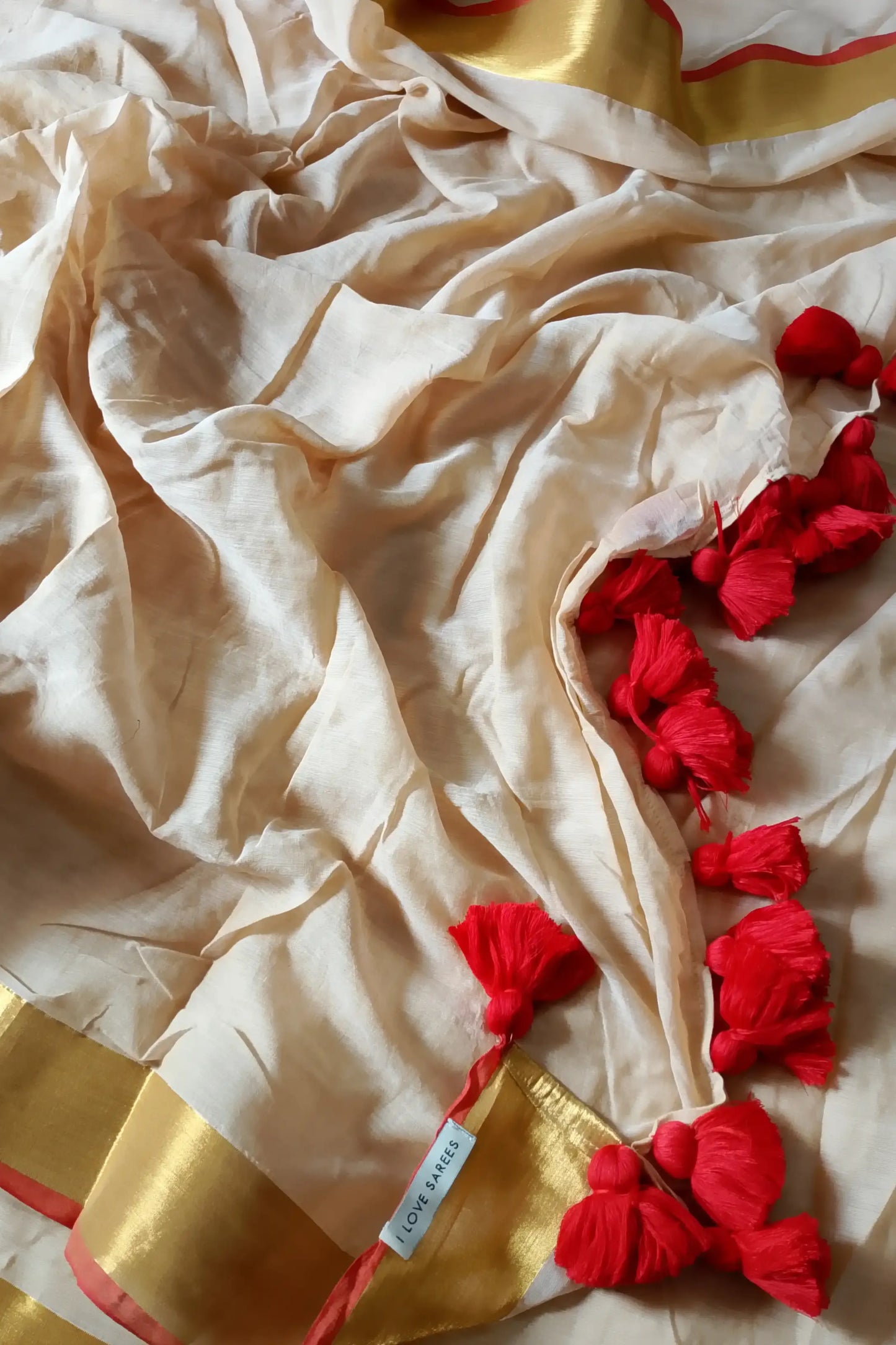 Sindura Veil Cotton Zari Saree