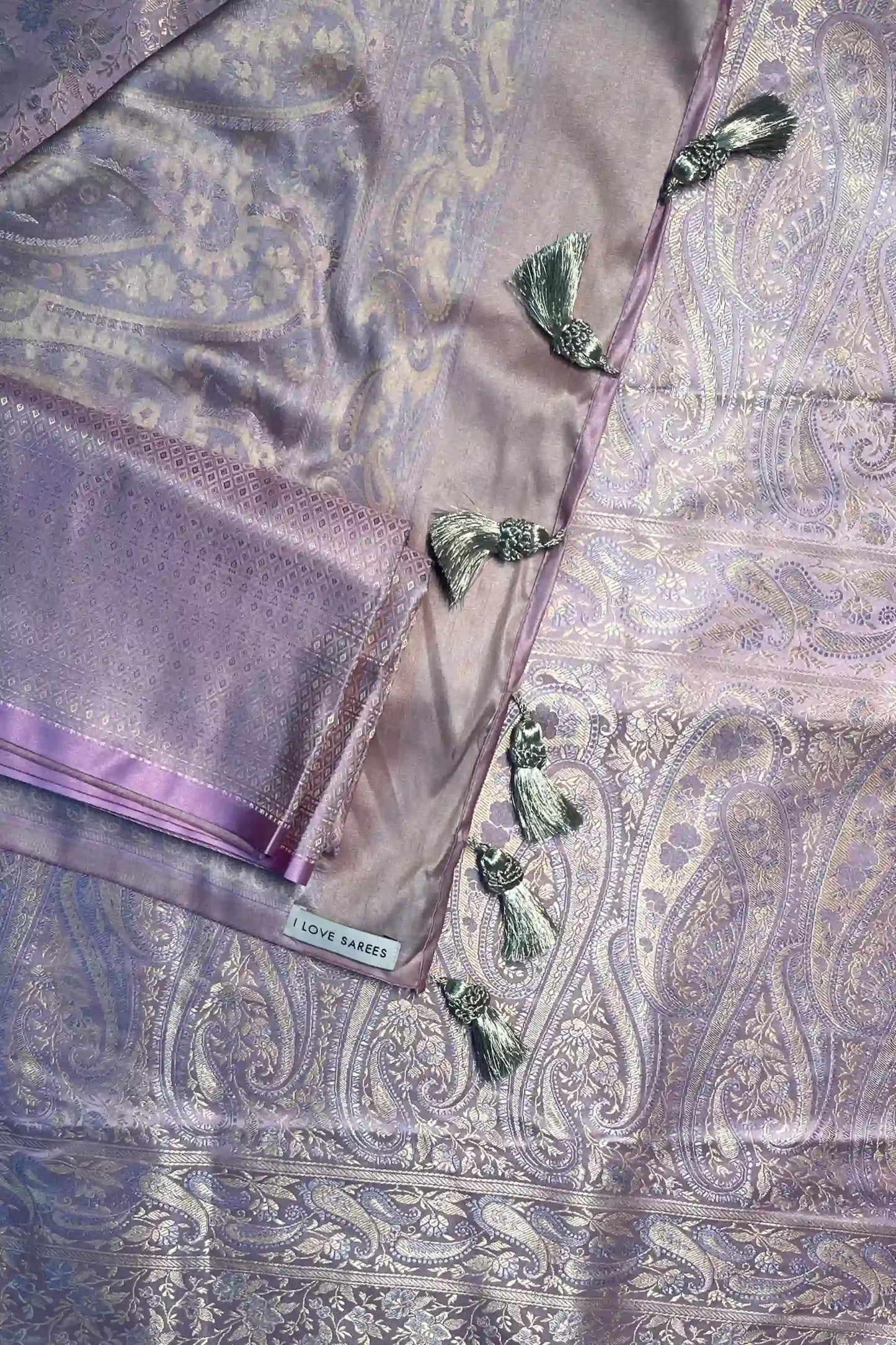 Lavanya Lilac Pure Banarasi Silk Saree