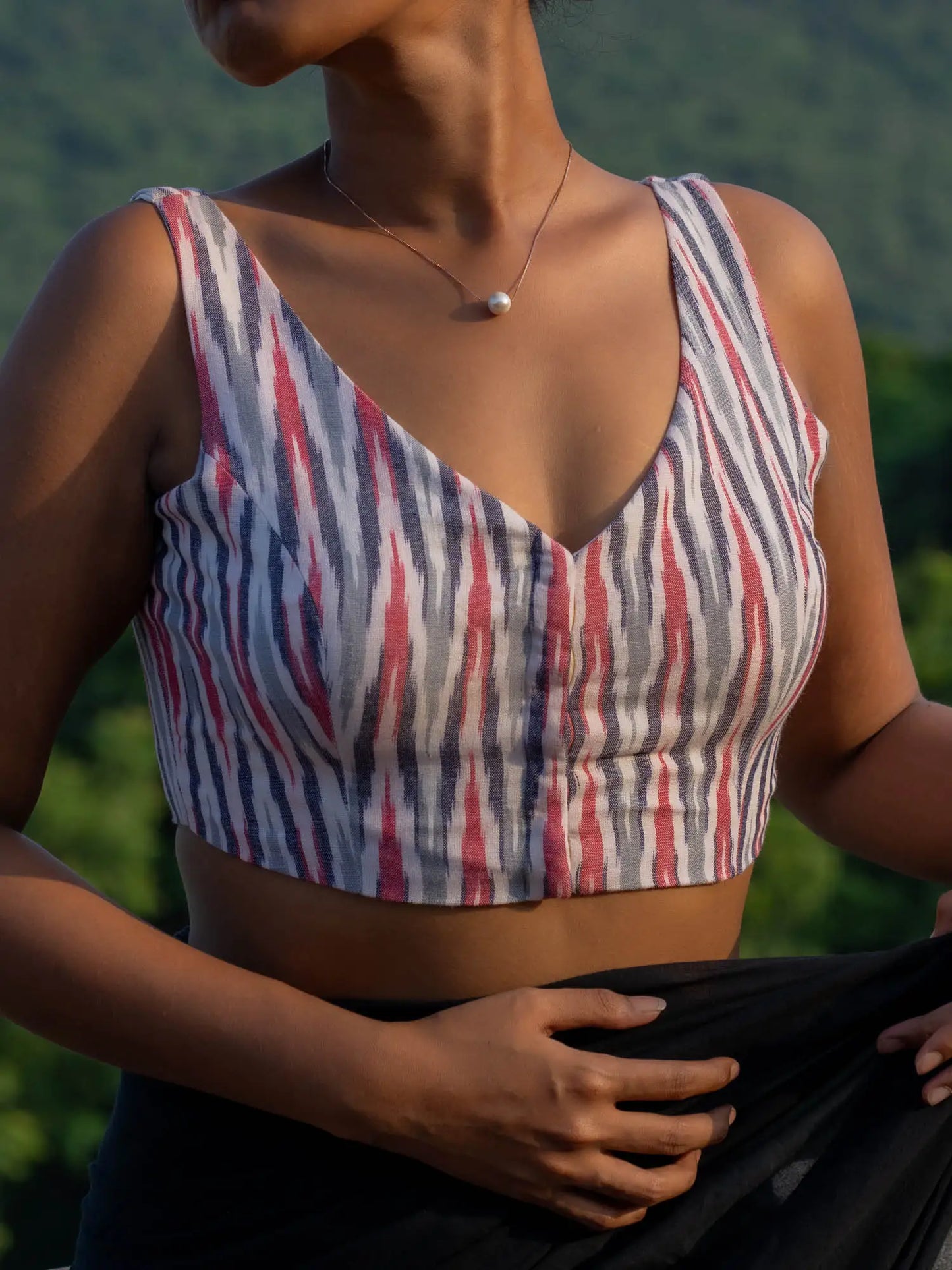 Lily of the Valley Sleeveless Blouse