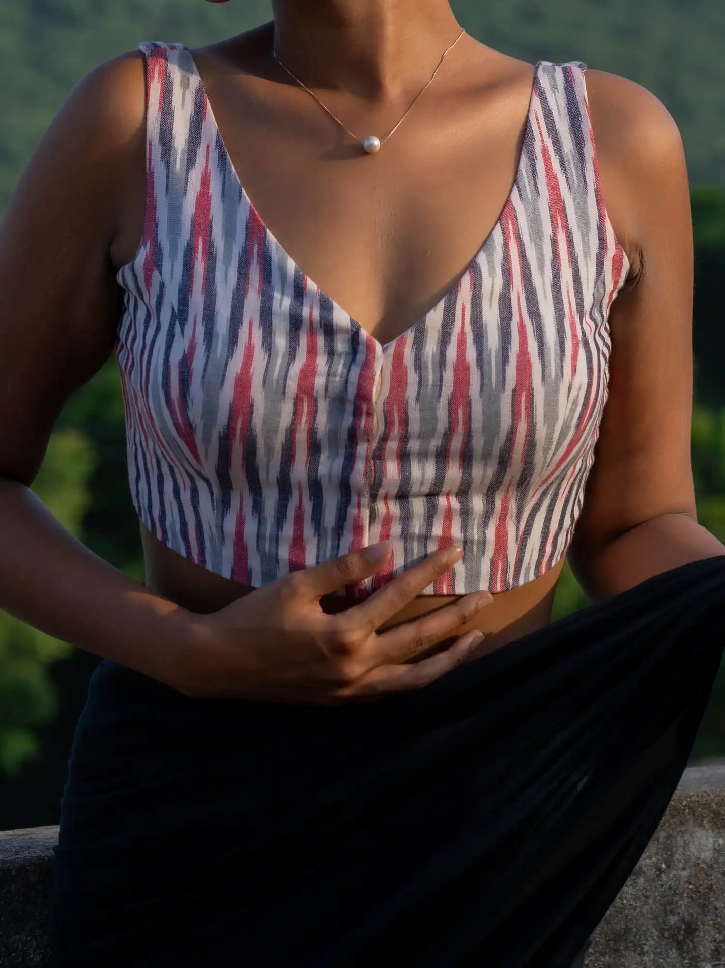 Lily of the Valley Sleeveless Blouse