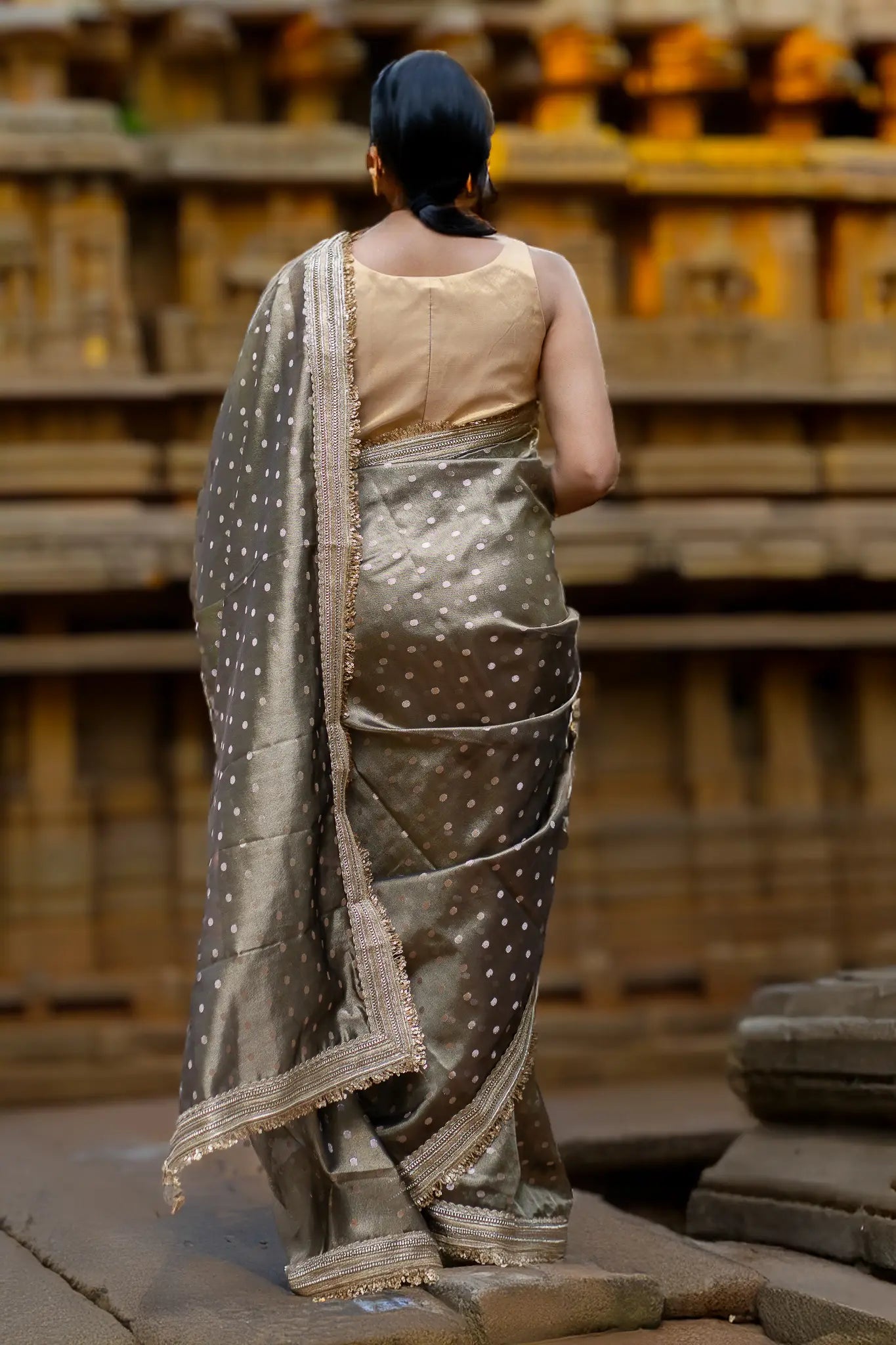 Into the Dawn Tissue Banarasi Saree
