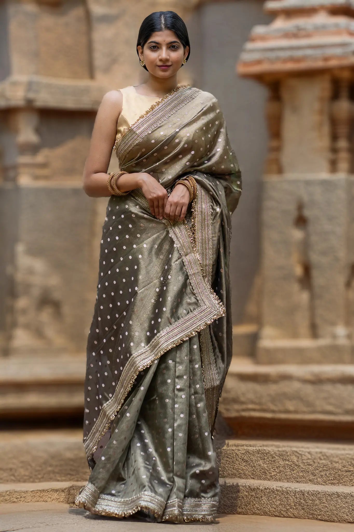 Into the Dawn Tissue Banarasi Saree