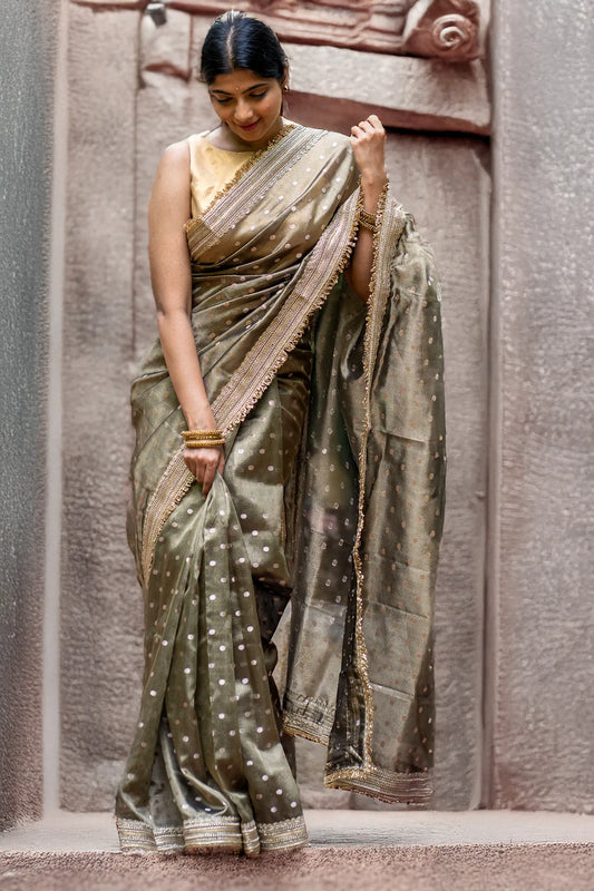 Into the Dawn Tissue Banarasi Saree