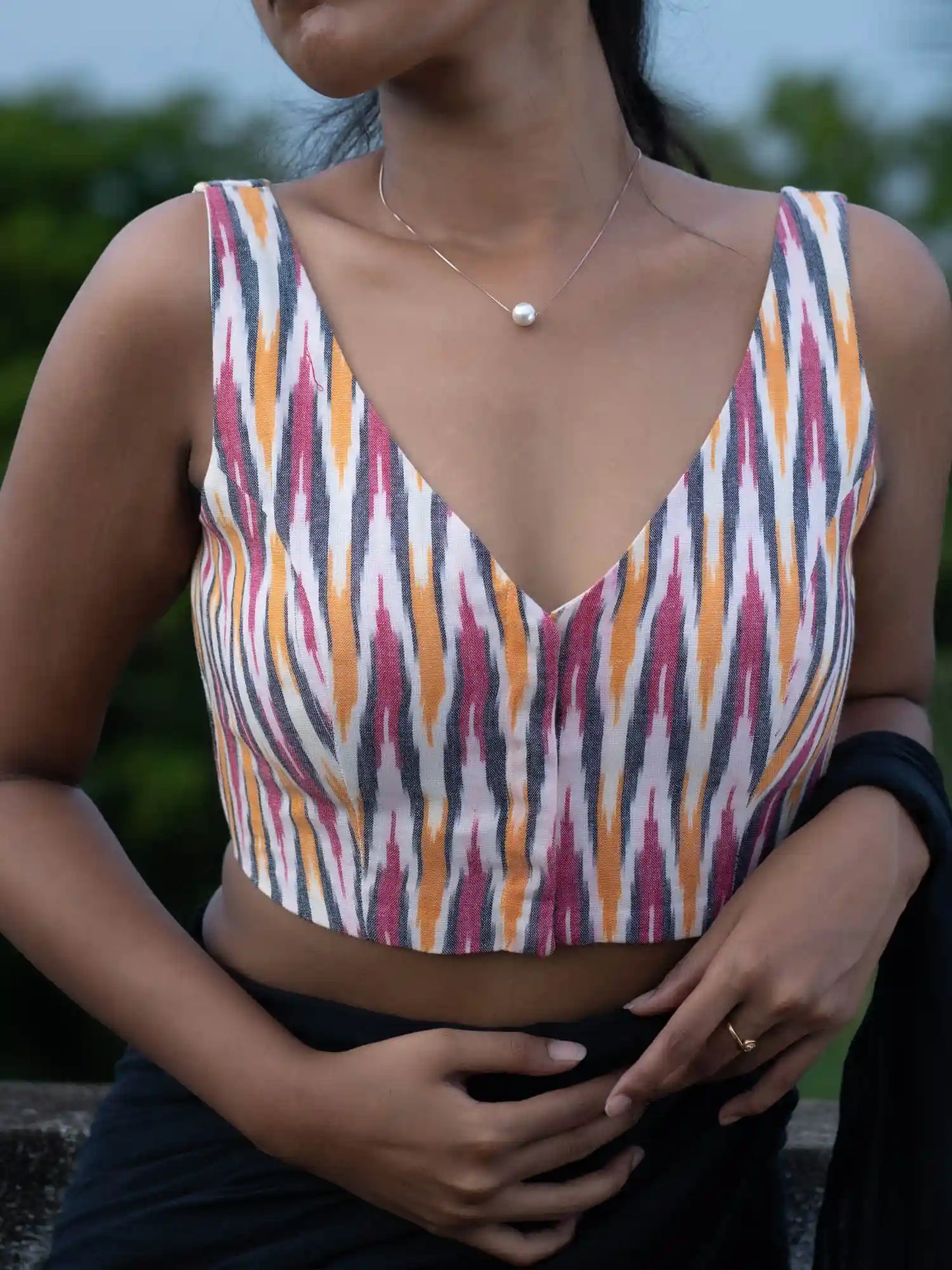 Lost Folklore Sleeveless Blouse