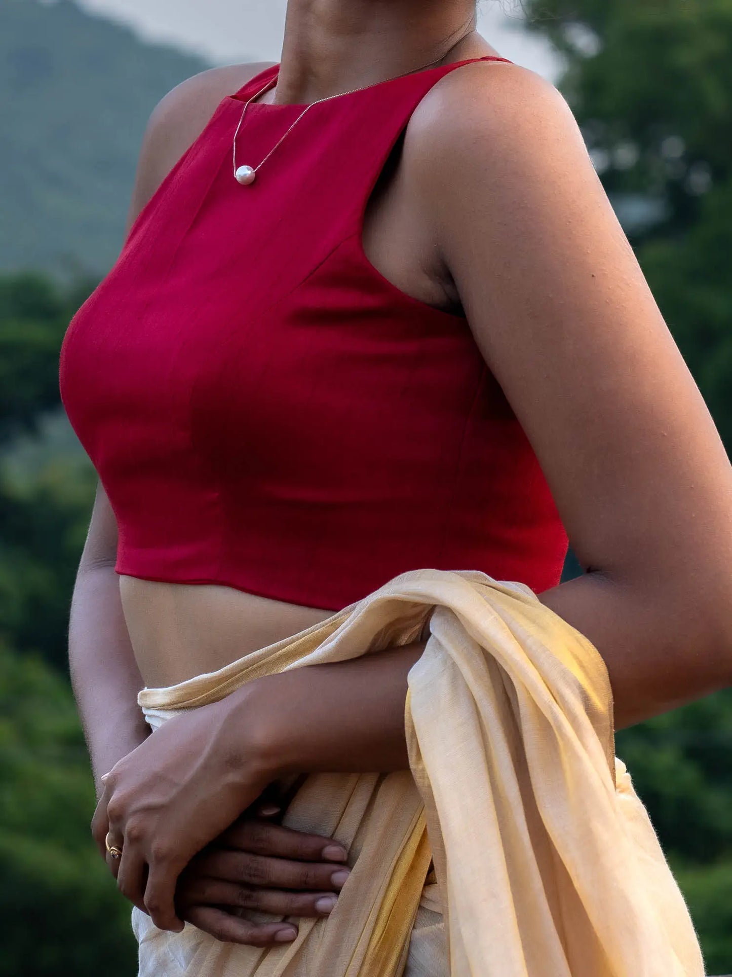 Mapira lily Halter Neck Blouse