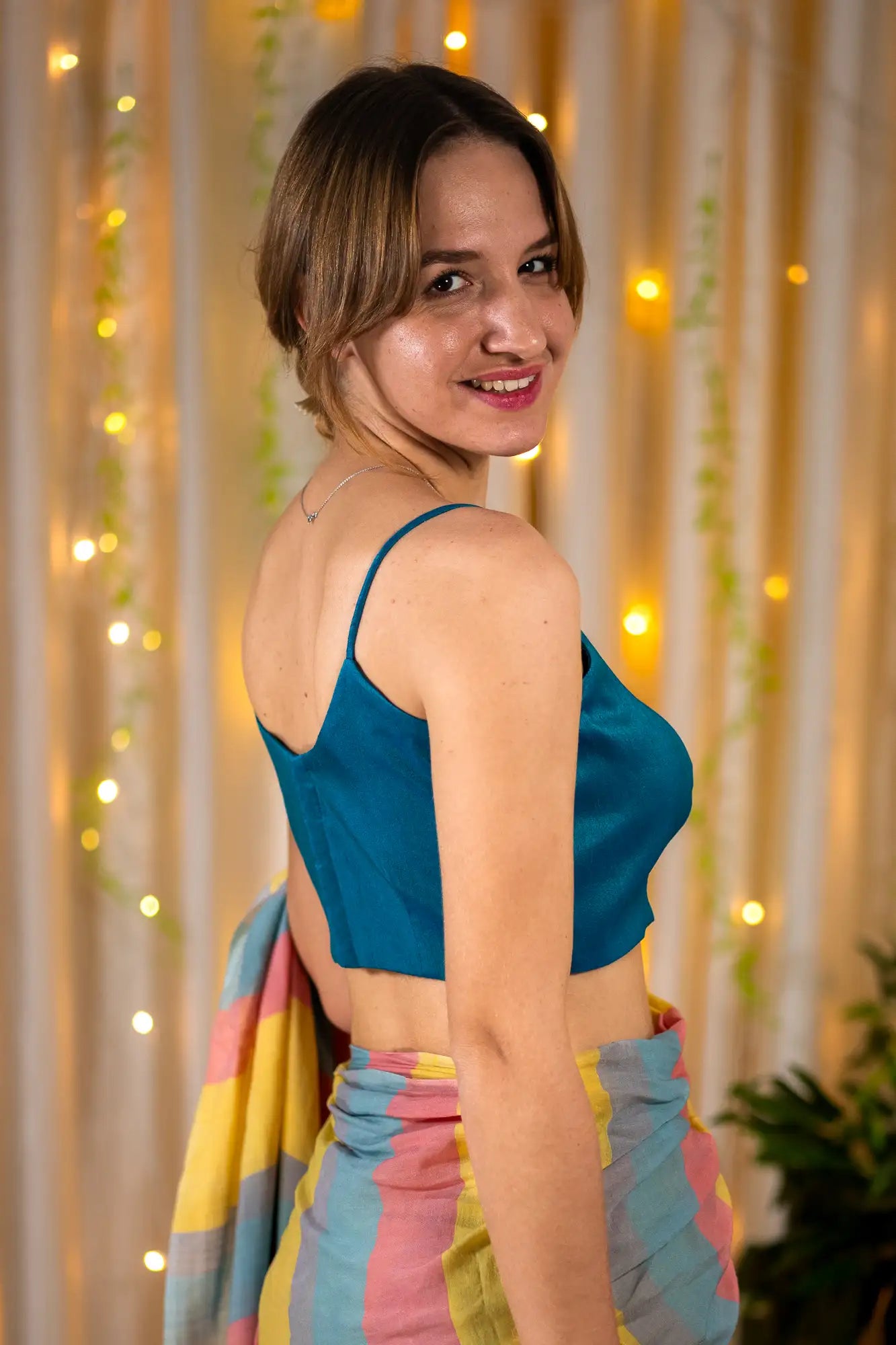 Early Dawn Spaghetti Blouse