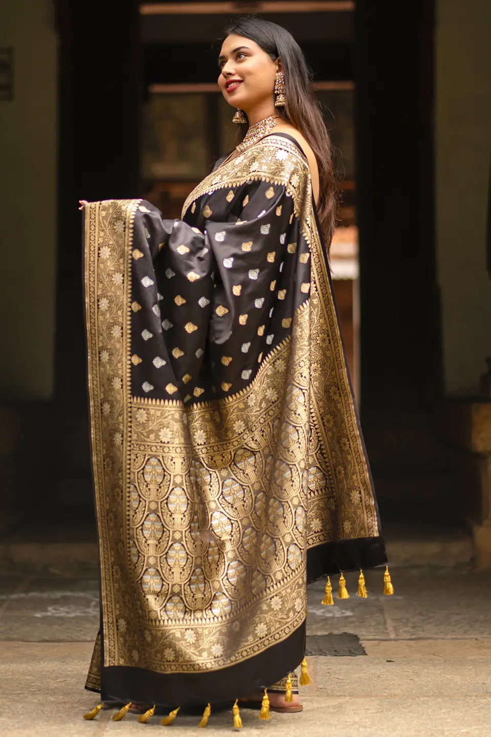 Kahlaa Pure Banarasi Silk Saree