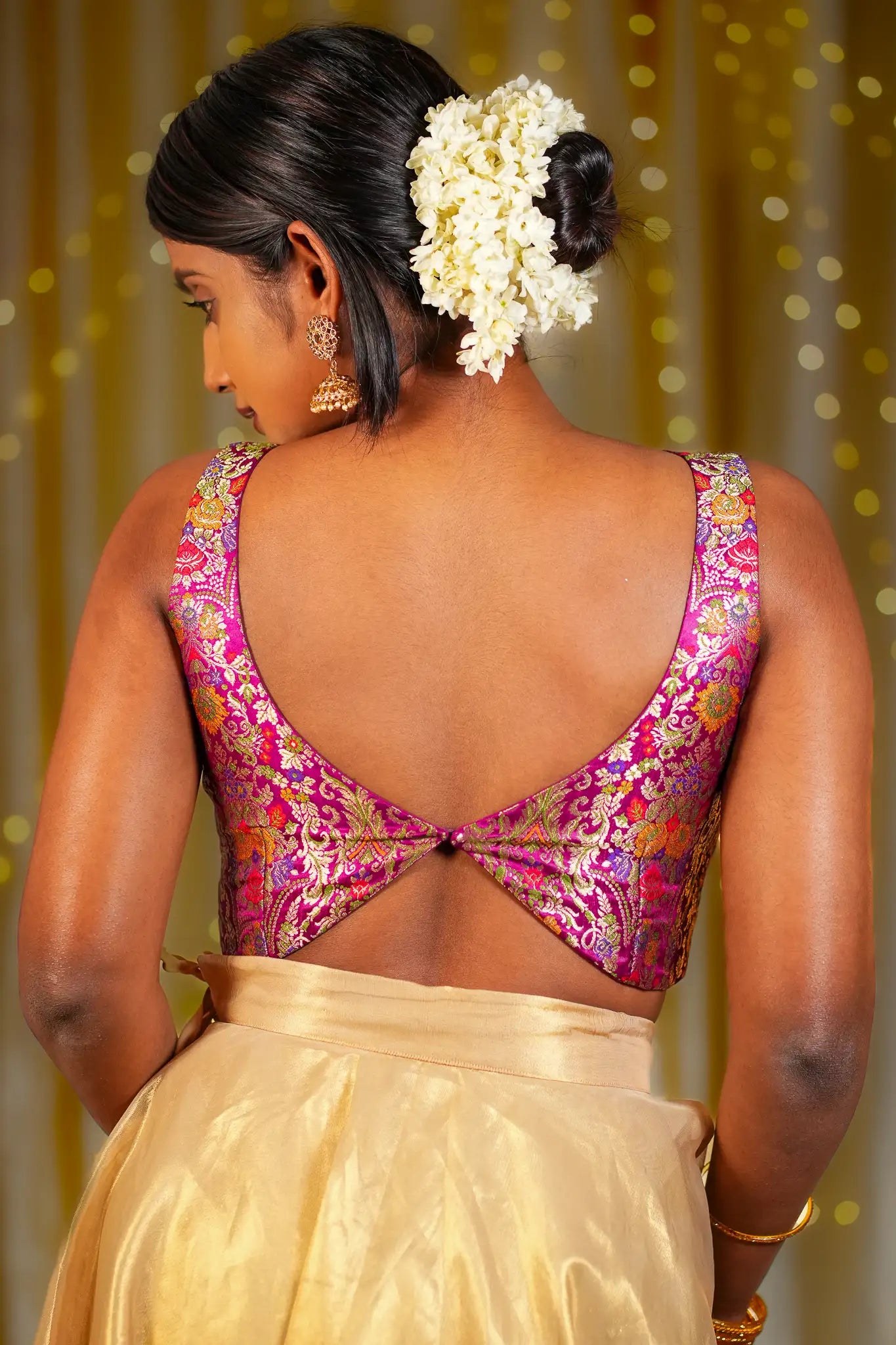 Ranger's House V-neck Banarasi Blouse