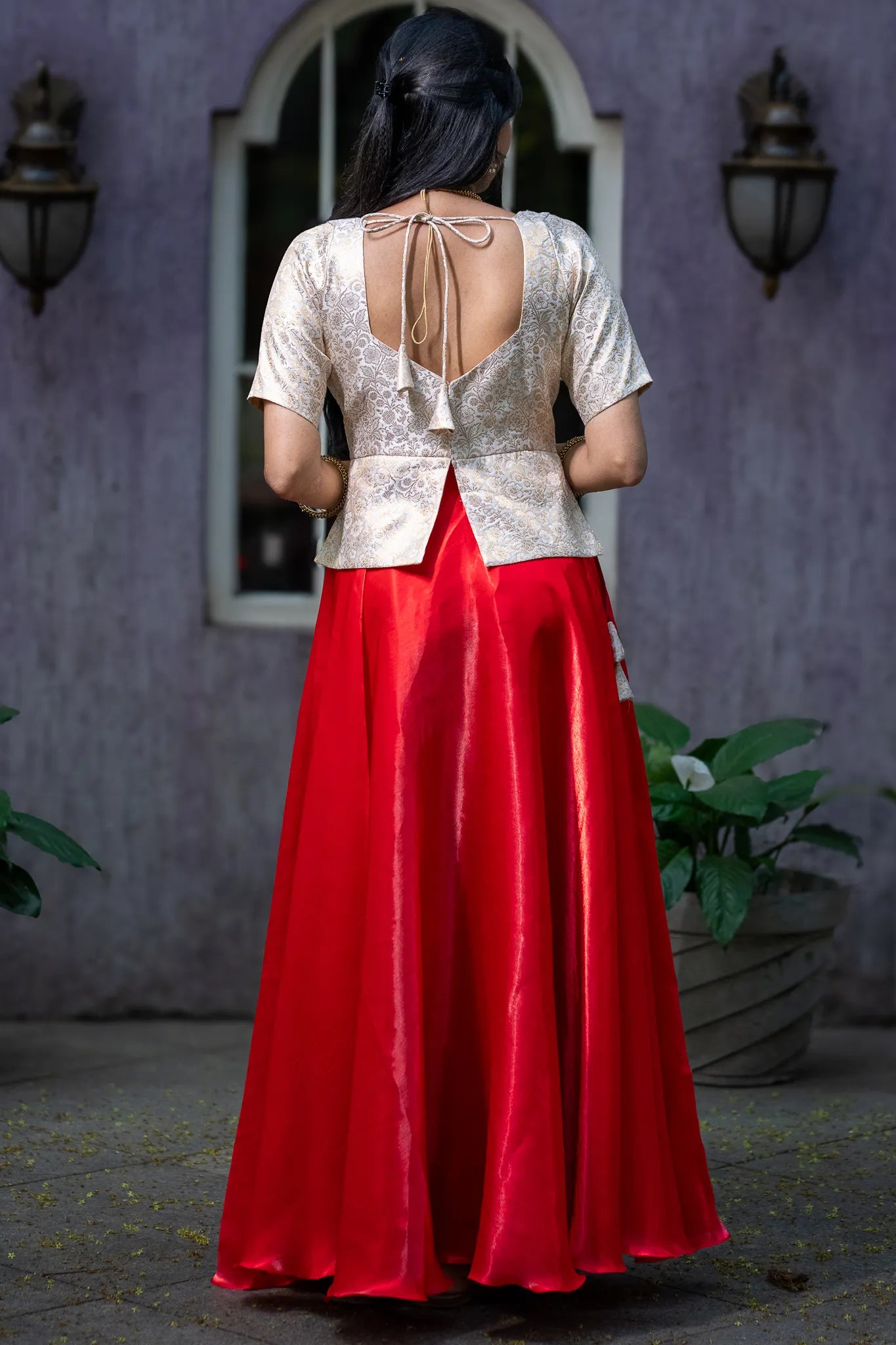 Pleasant Isla Banarasi Lehenga Set for Women