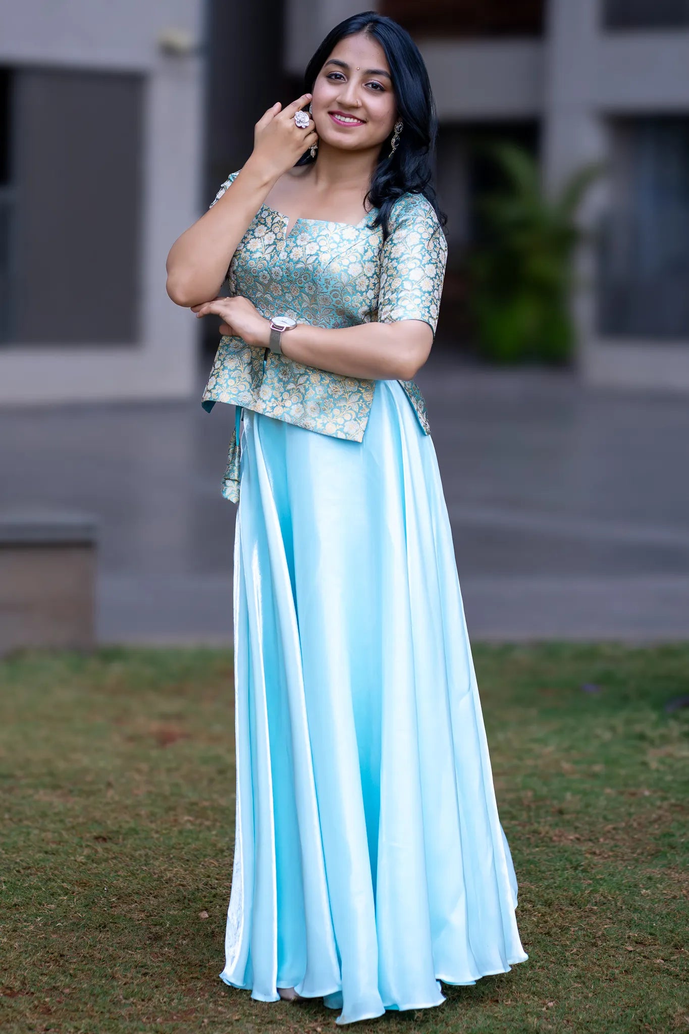 Secret Skye Banarasi Lehenga Set for Women