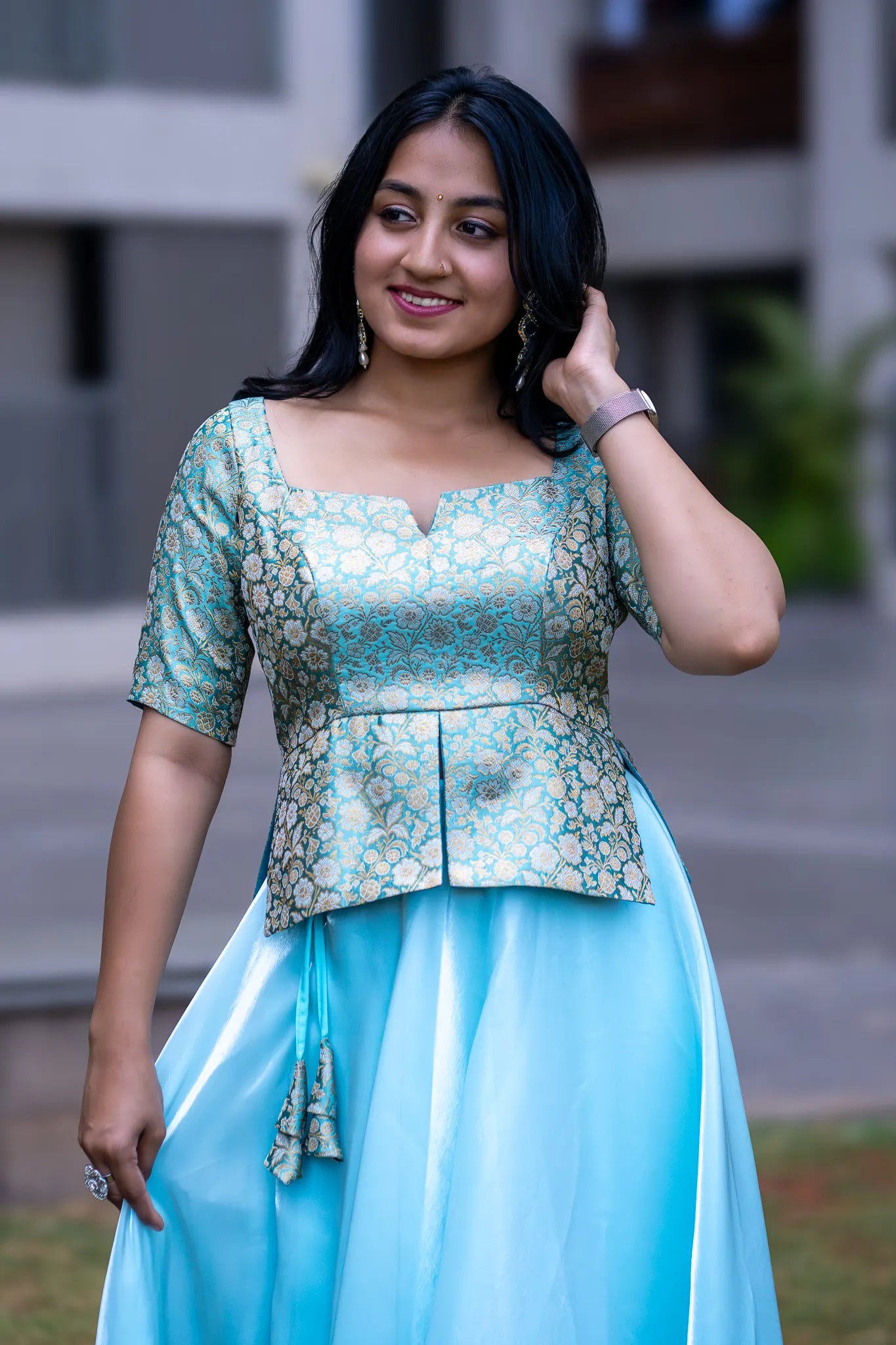 Secret Skye Banarasi Lehenga Set for Women