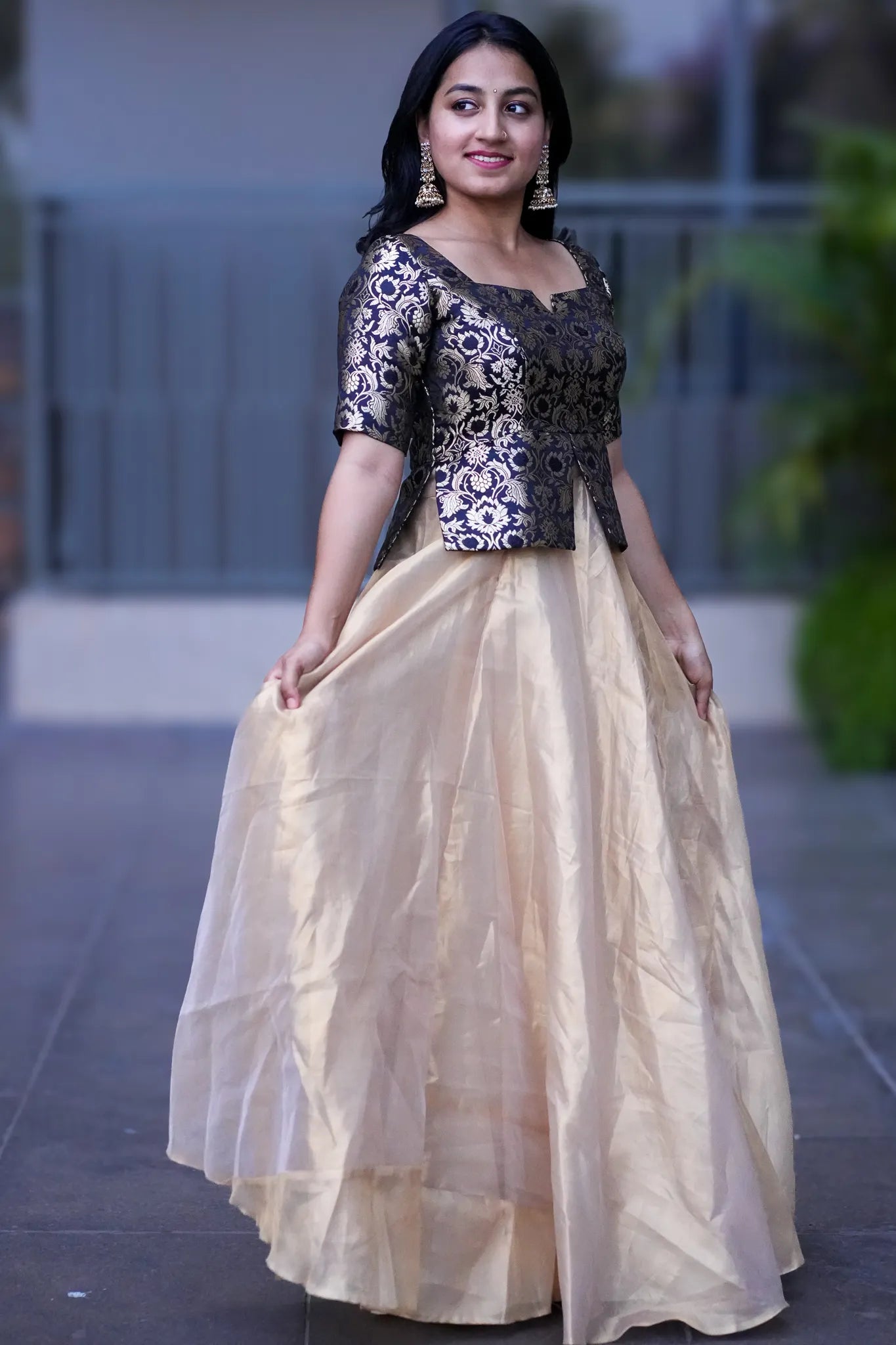 Night Capella Banarasi Lehenga Set for Women