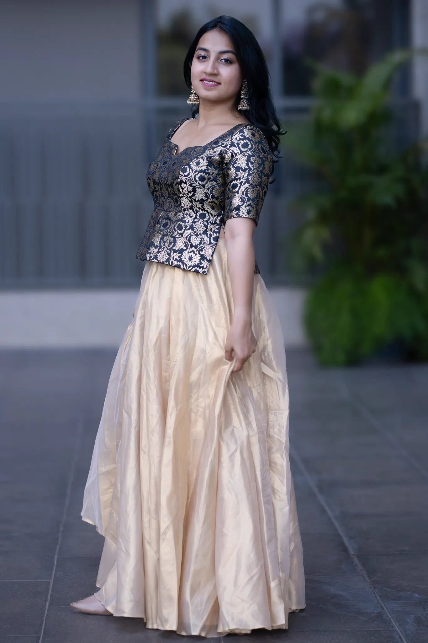 Night Capella Banarasi Lehenga Set for Women