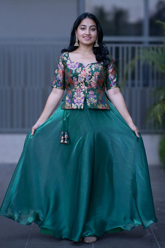 Lulu Likes Banarasi Lehenga Set for Women