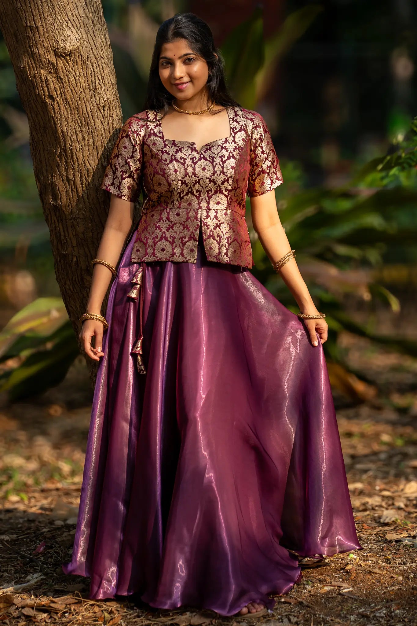 Eden Delight Banarasi Lehenga Set for Women