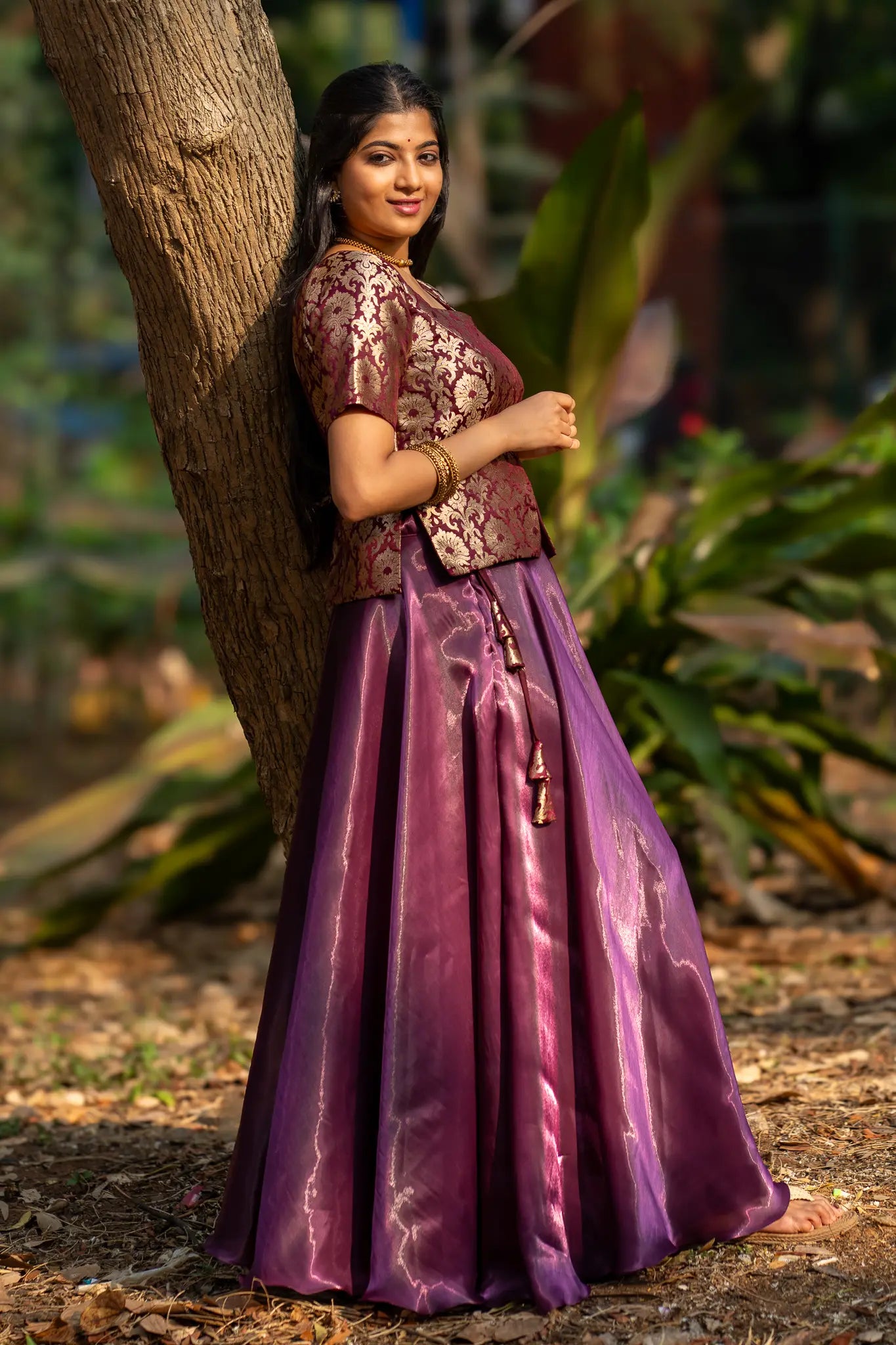 Eden Delight Banarasi Lehenga Set for Women