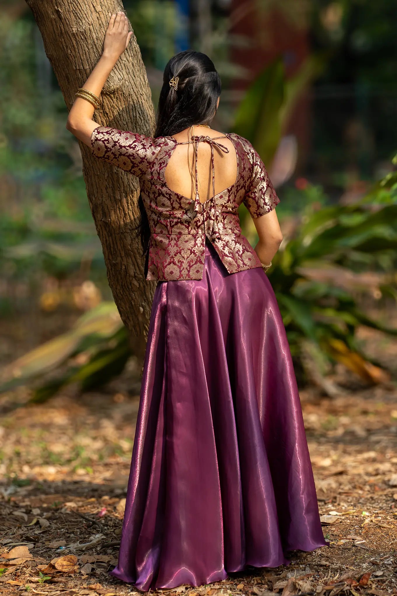 Eden Delight Banarasi Lehenga Set for Women