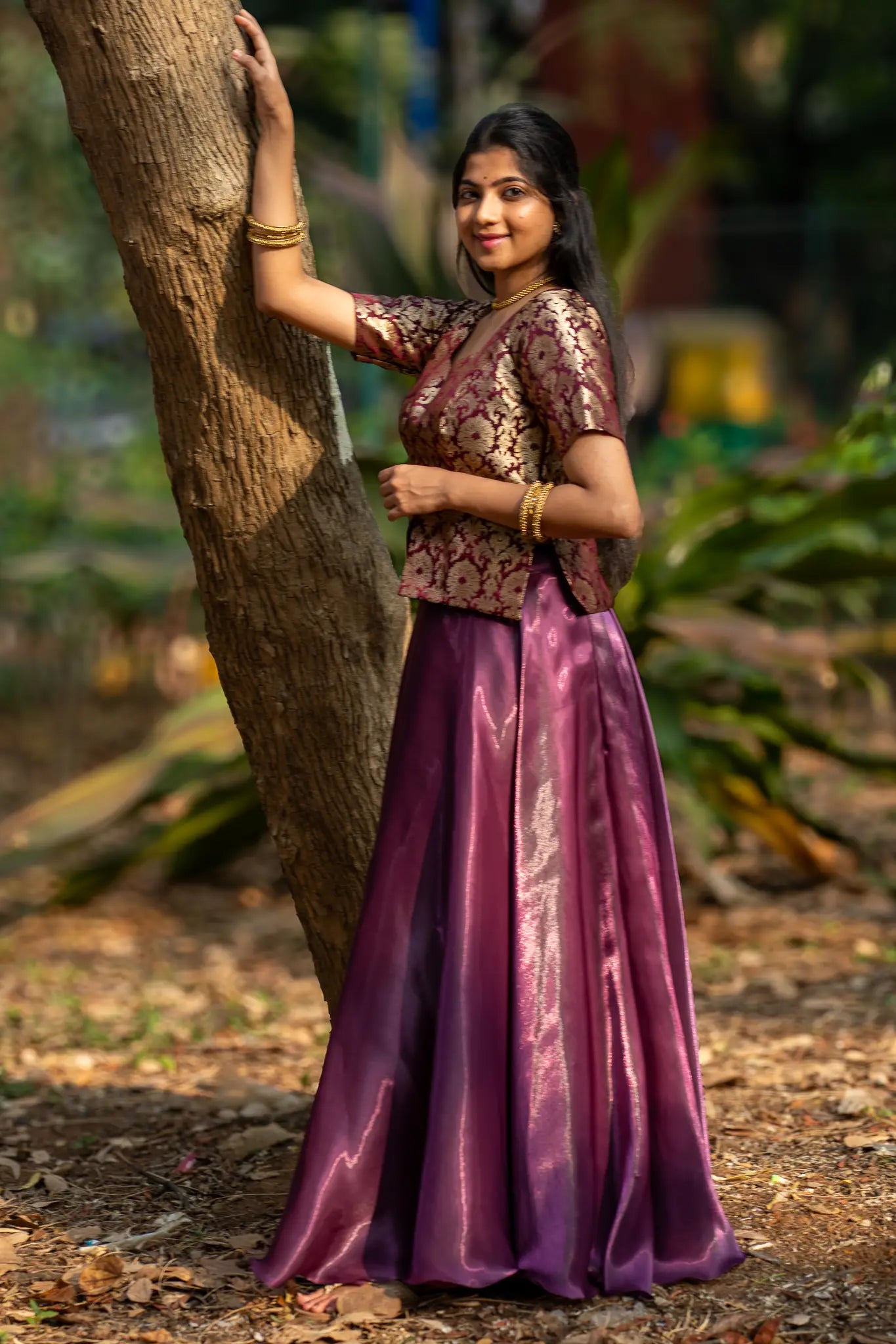 Eden Delight Banarasi Lehenga Set for Women