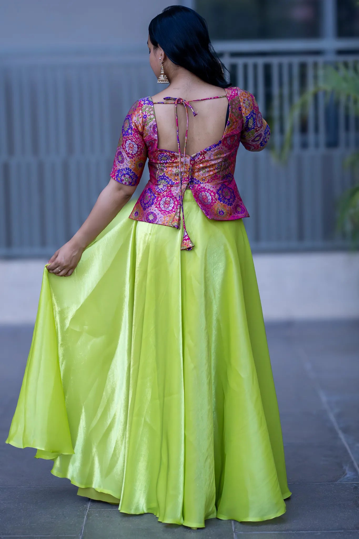 Silent Stream Banarasi Lehenga Set for Women