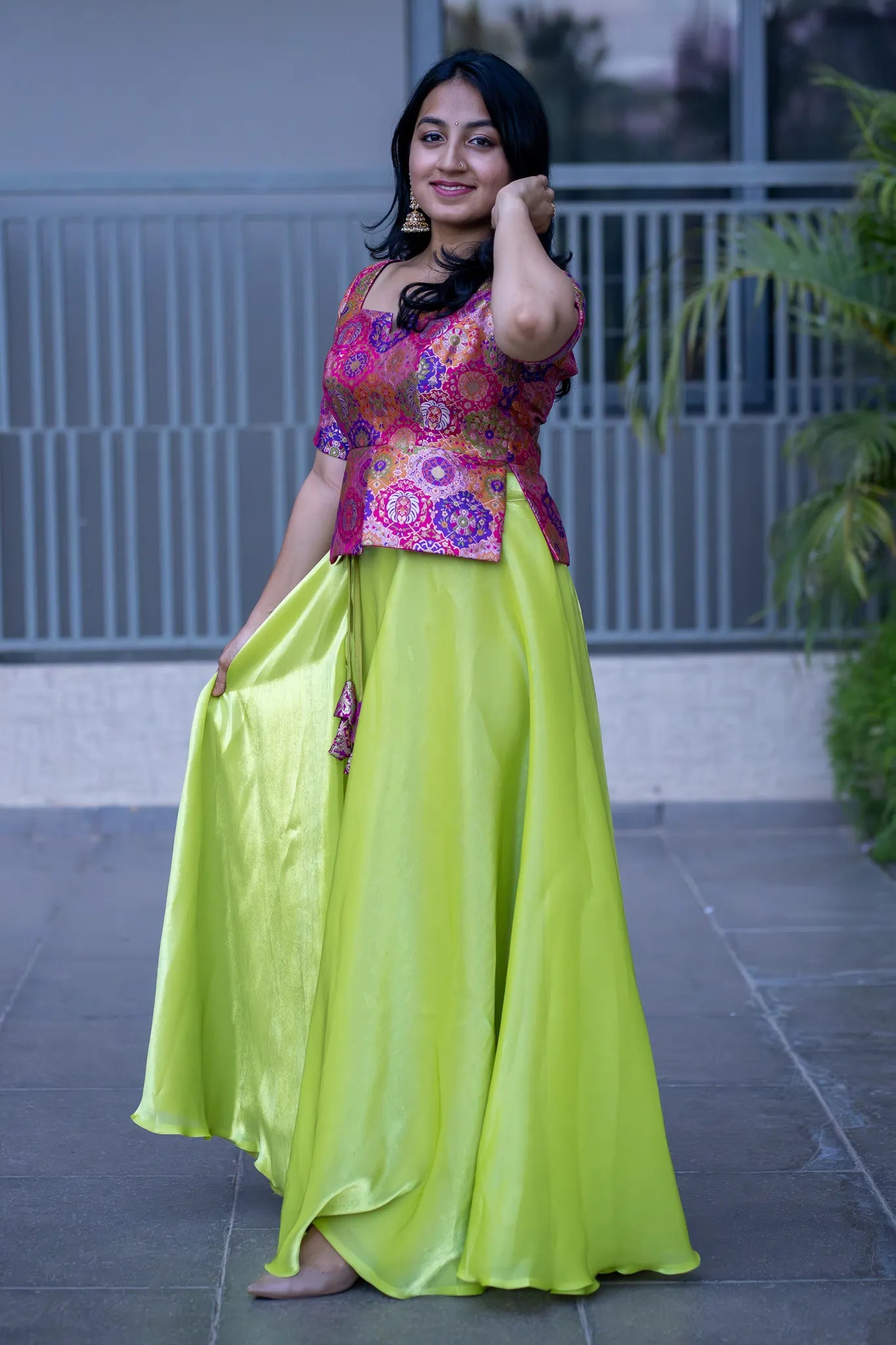 Silent Stream Banarasi Lehenga Set for Women