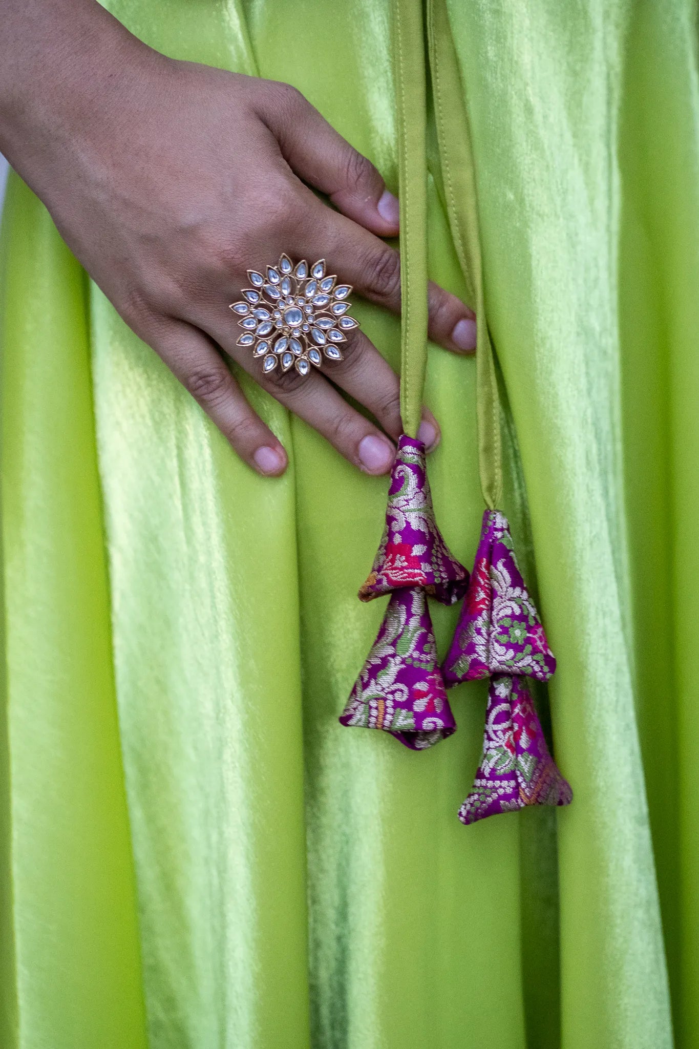 Silent Stream Banarasi Lehenga Set for Women