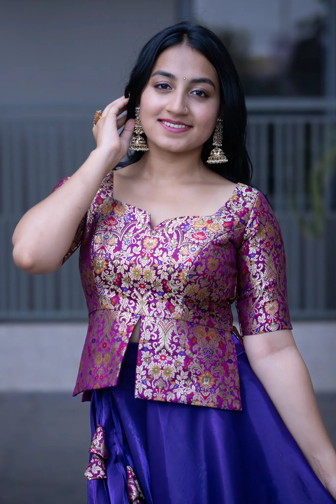 Edith's Cart Banarasi Lehenga Set for Women
