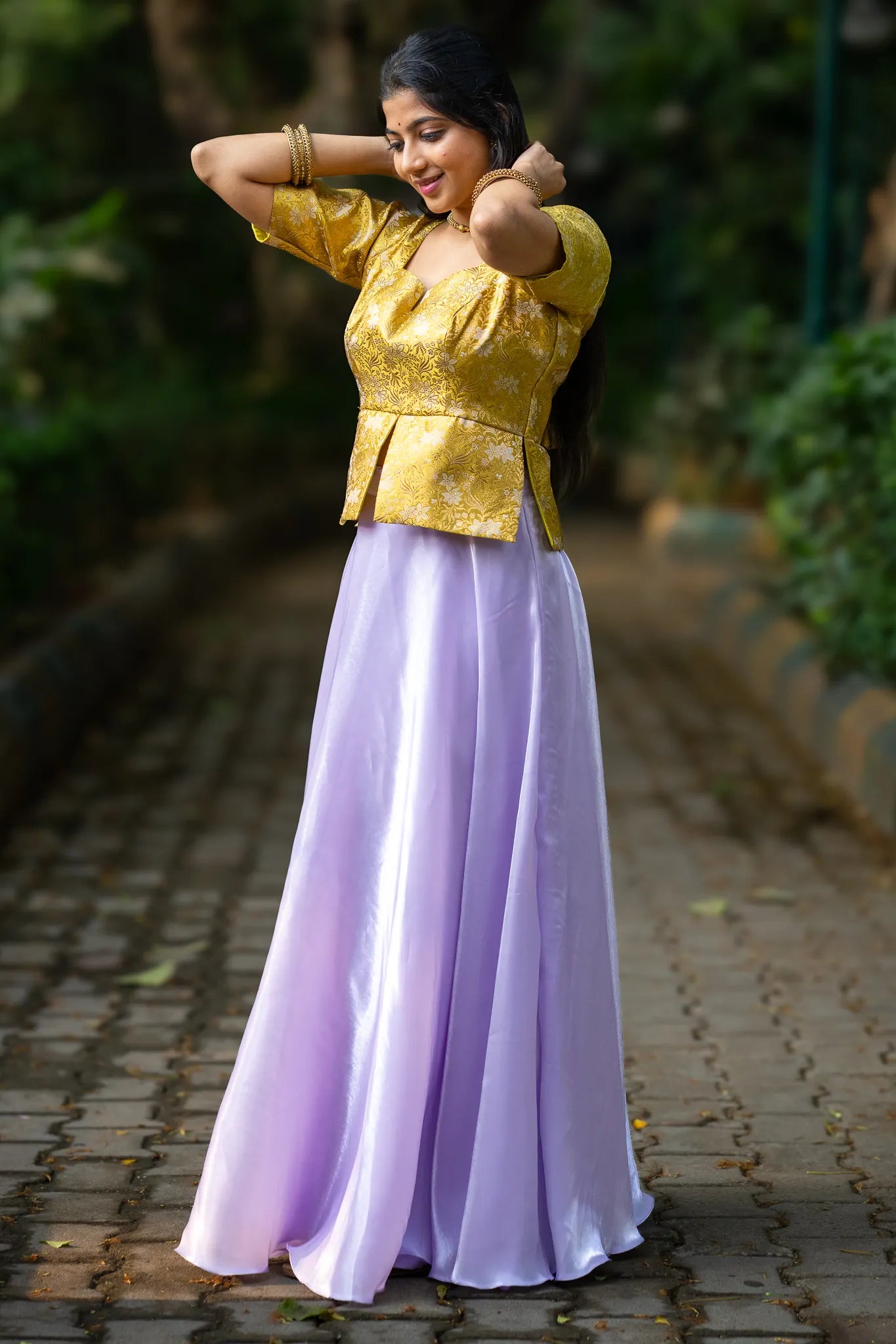 Hidden Desire Banarasi Lehenga Set for Women