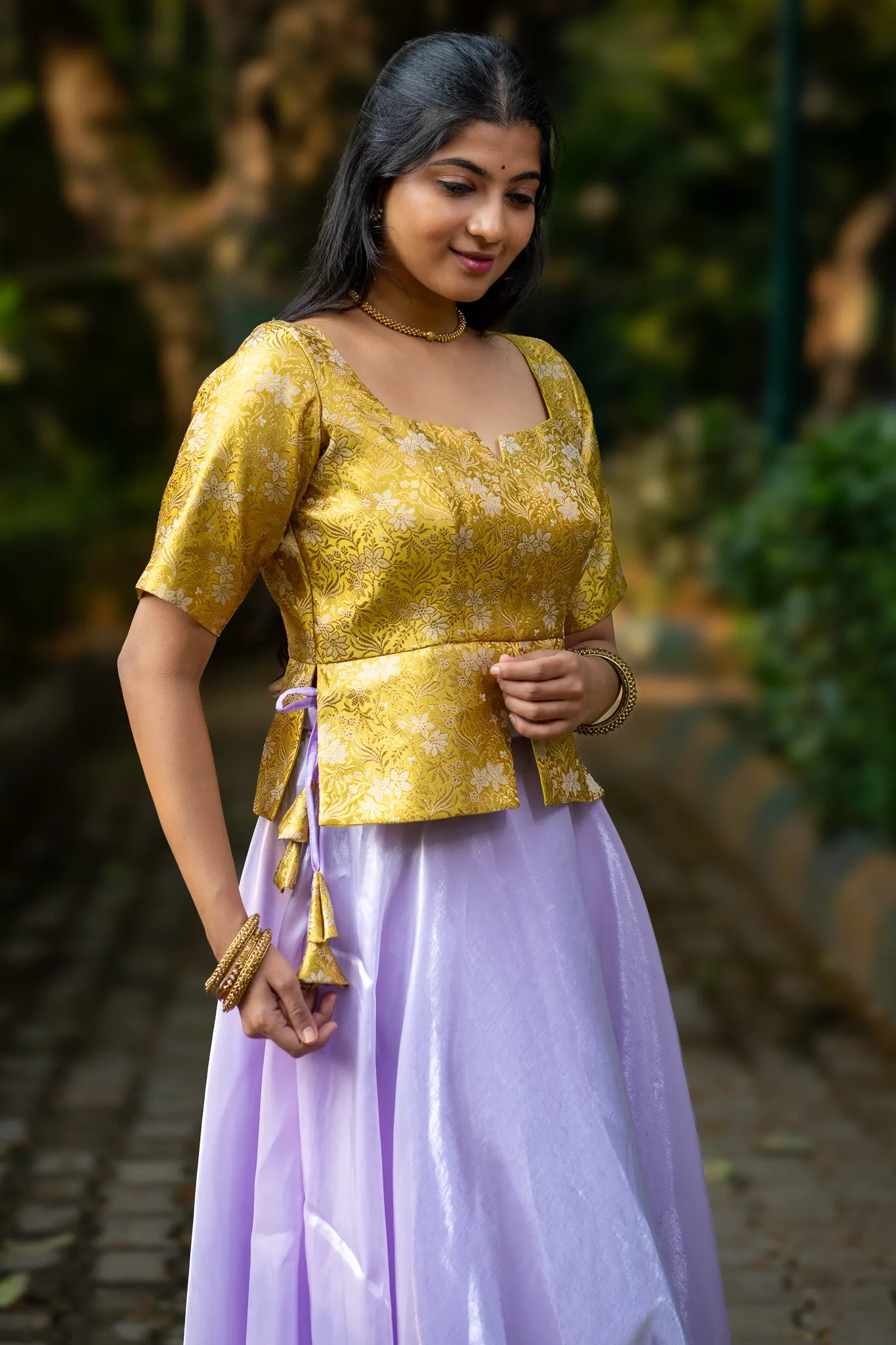 Hidden Desire Banarasi Lehenga Set for Women
