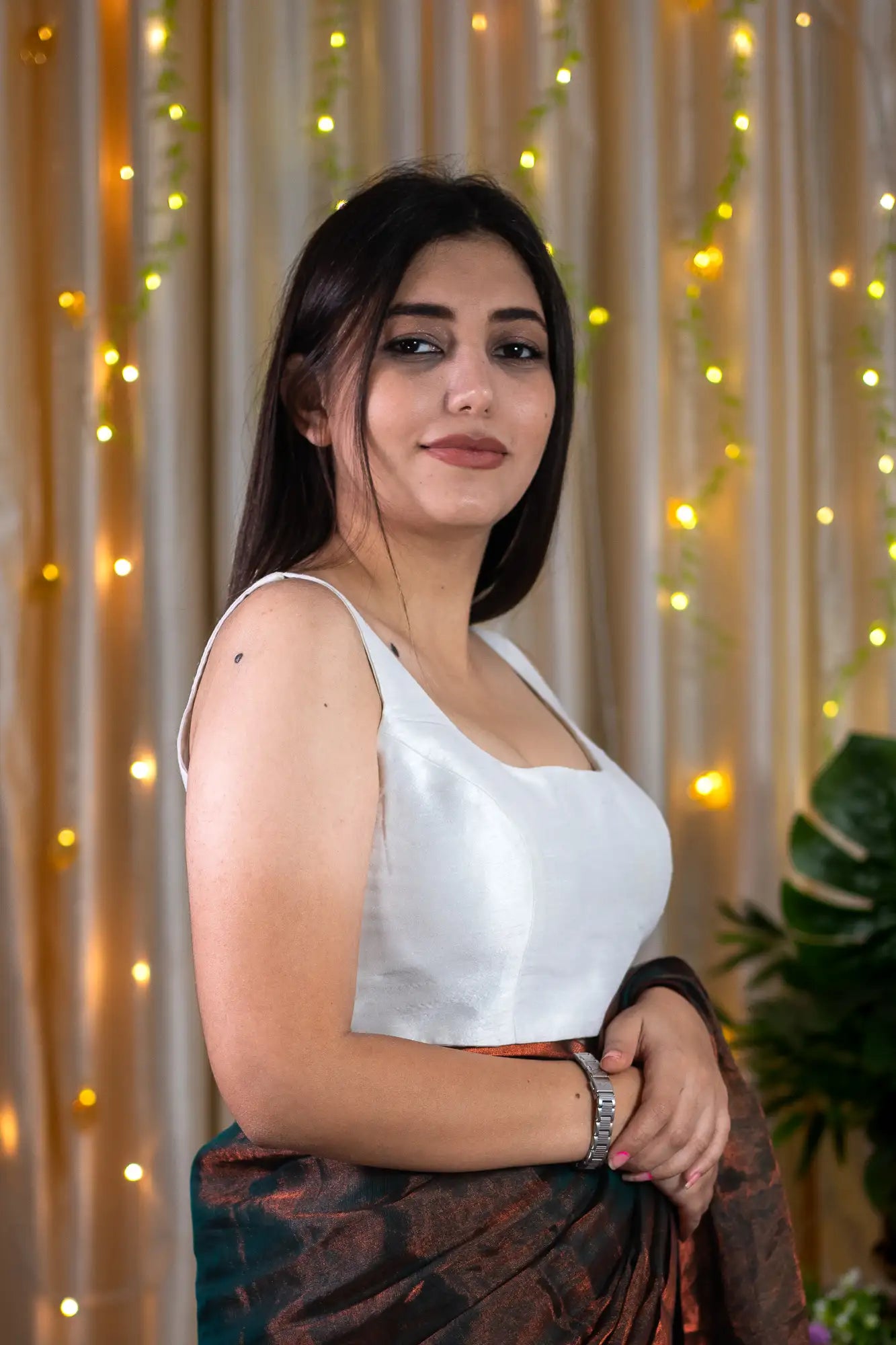 Swan Lake Sleeveless Blouse