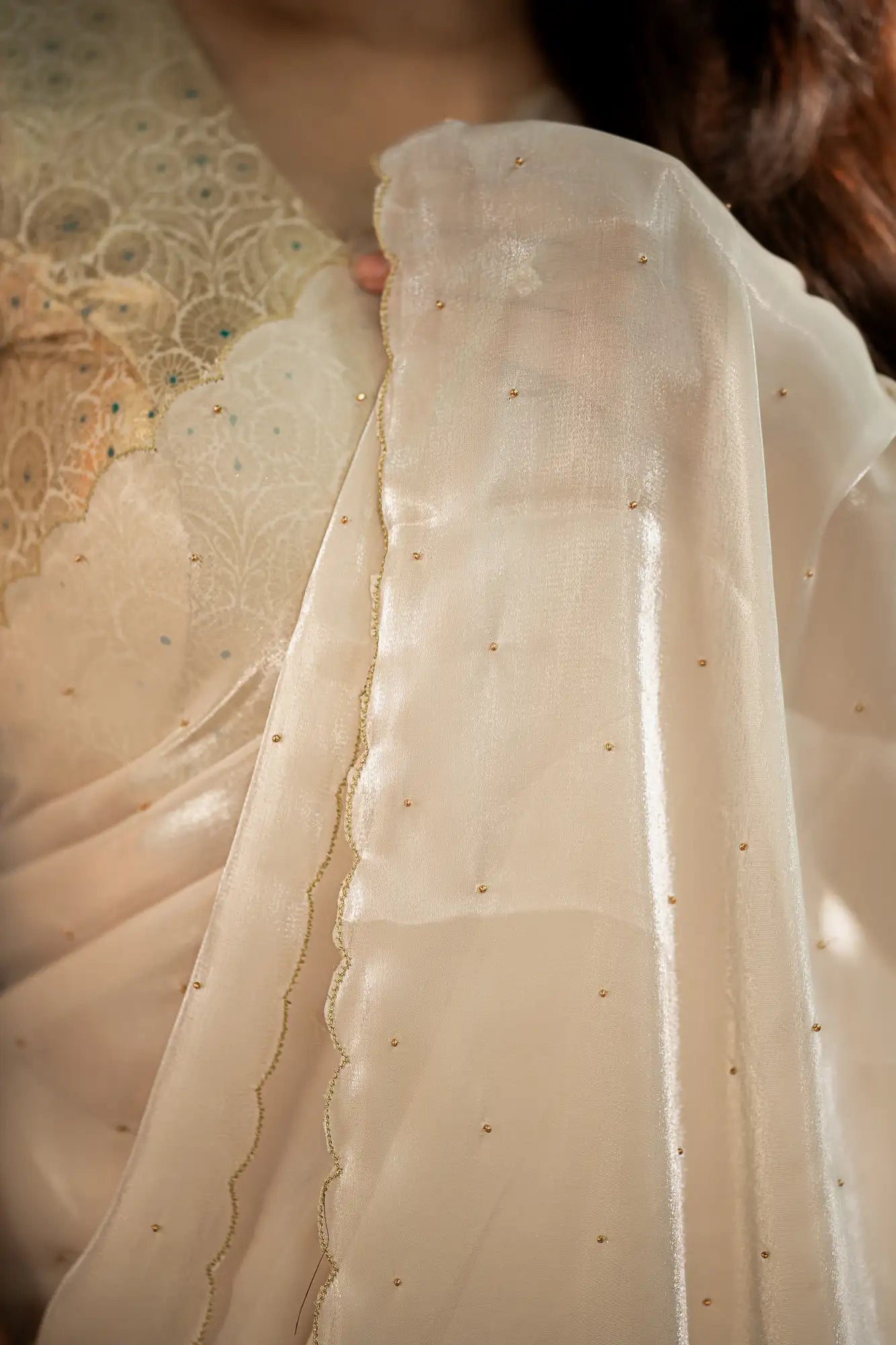 Off-White-Glazy-Organza-Saree-I-Love-Sarees